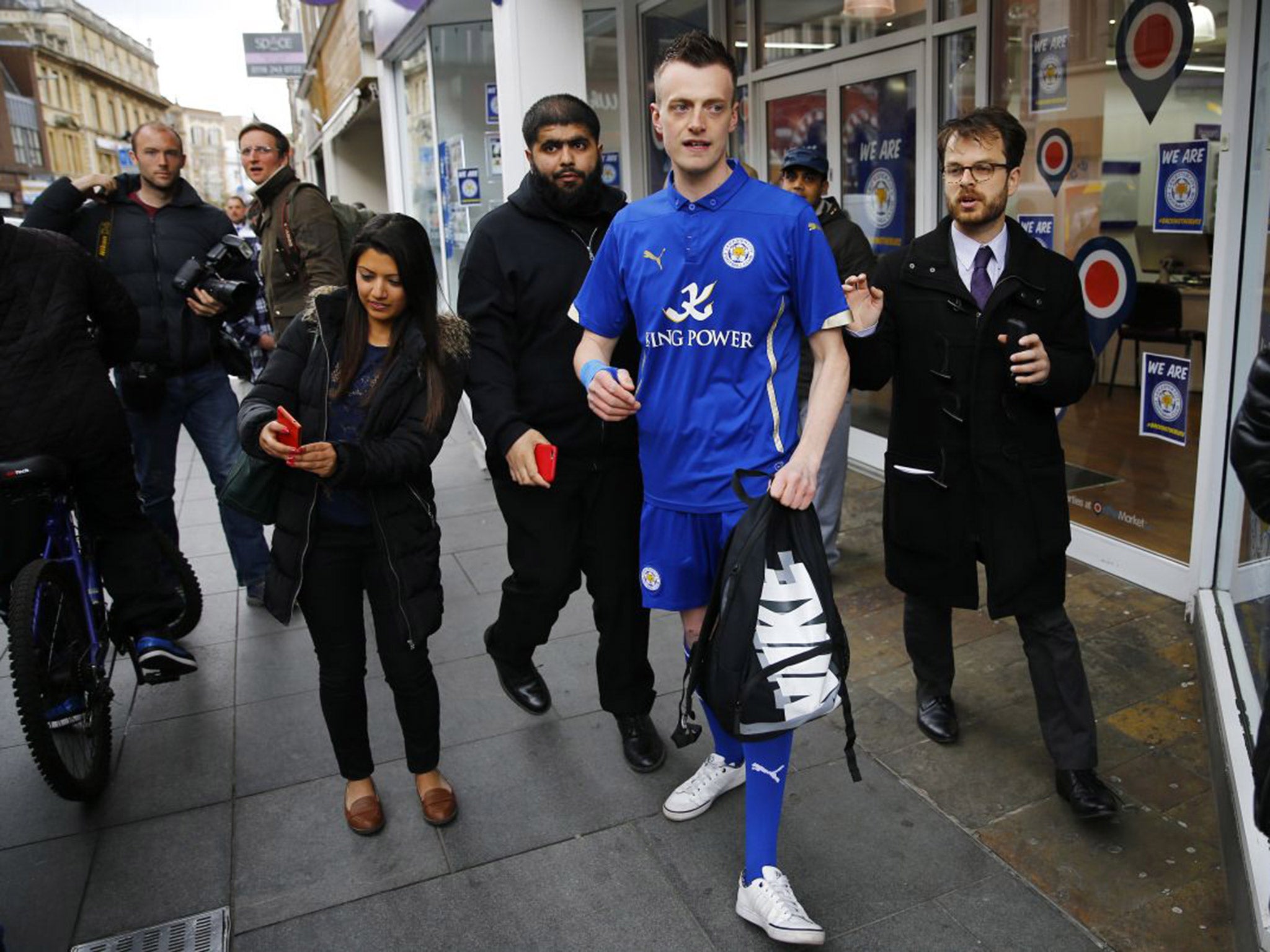 Chapman appeared on Soccer AM last weekend as Vardy's lookalike