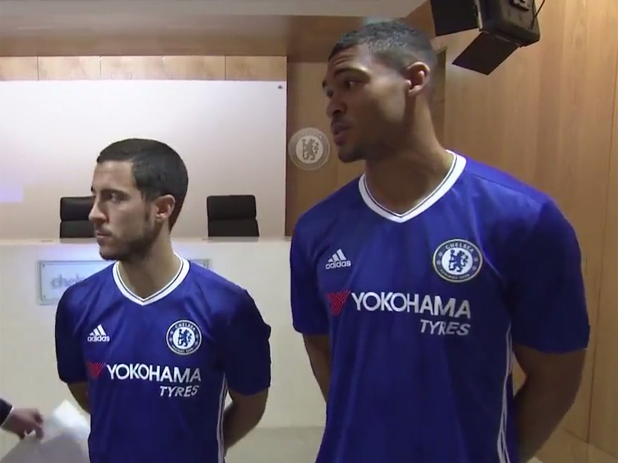 A view of the new Chelsea strip