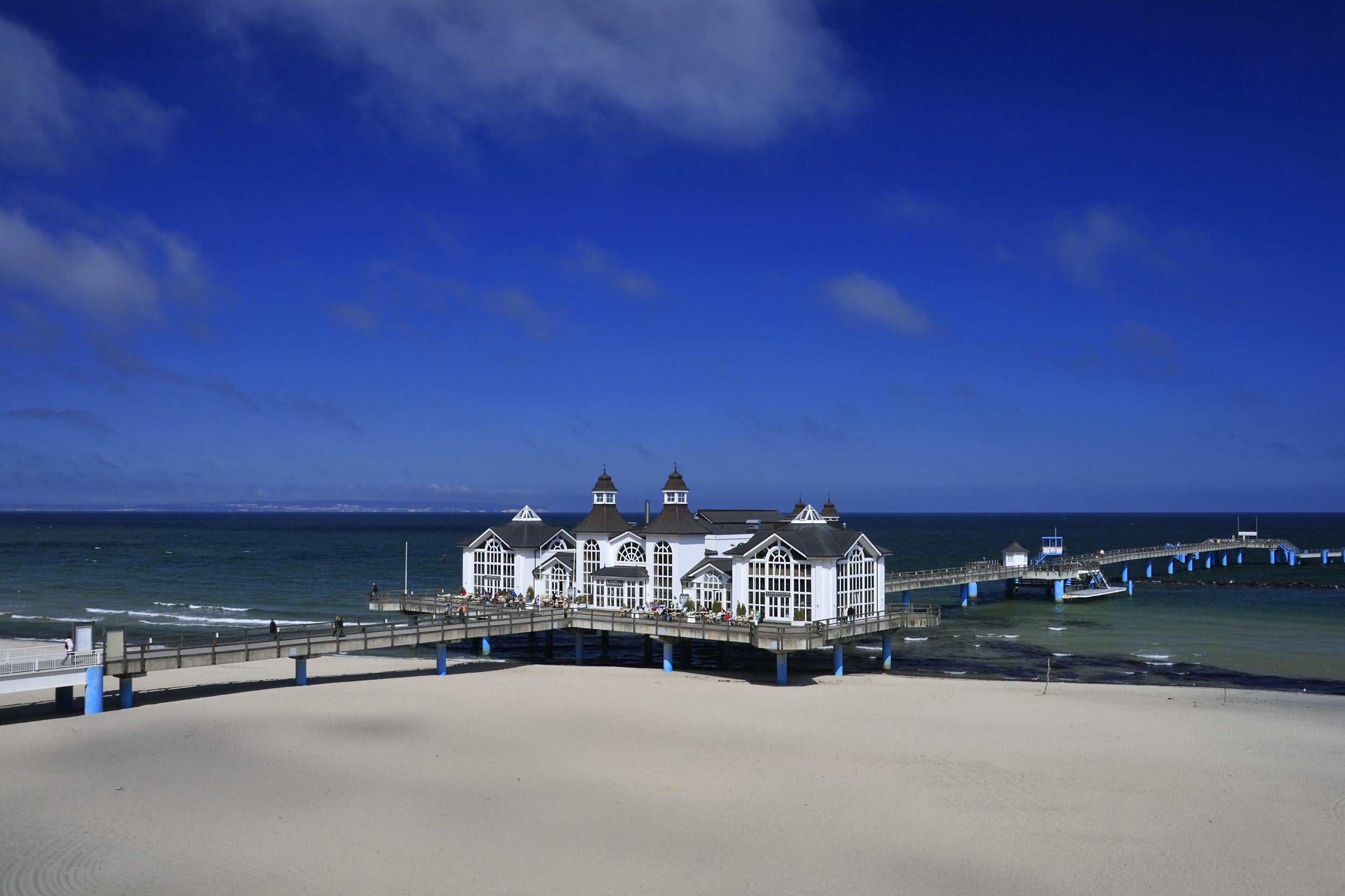 Sea bridge at Sellin, Rügen island