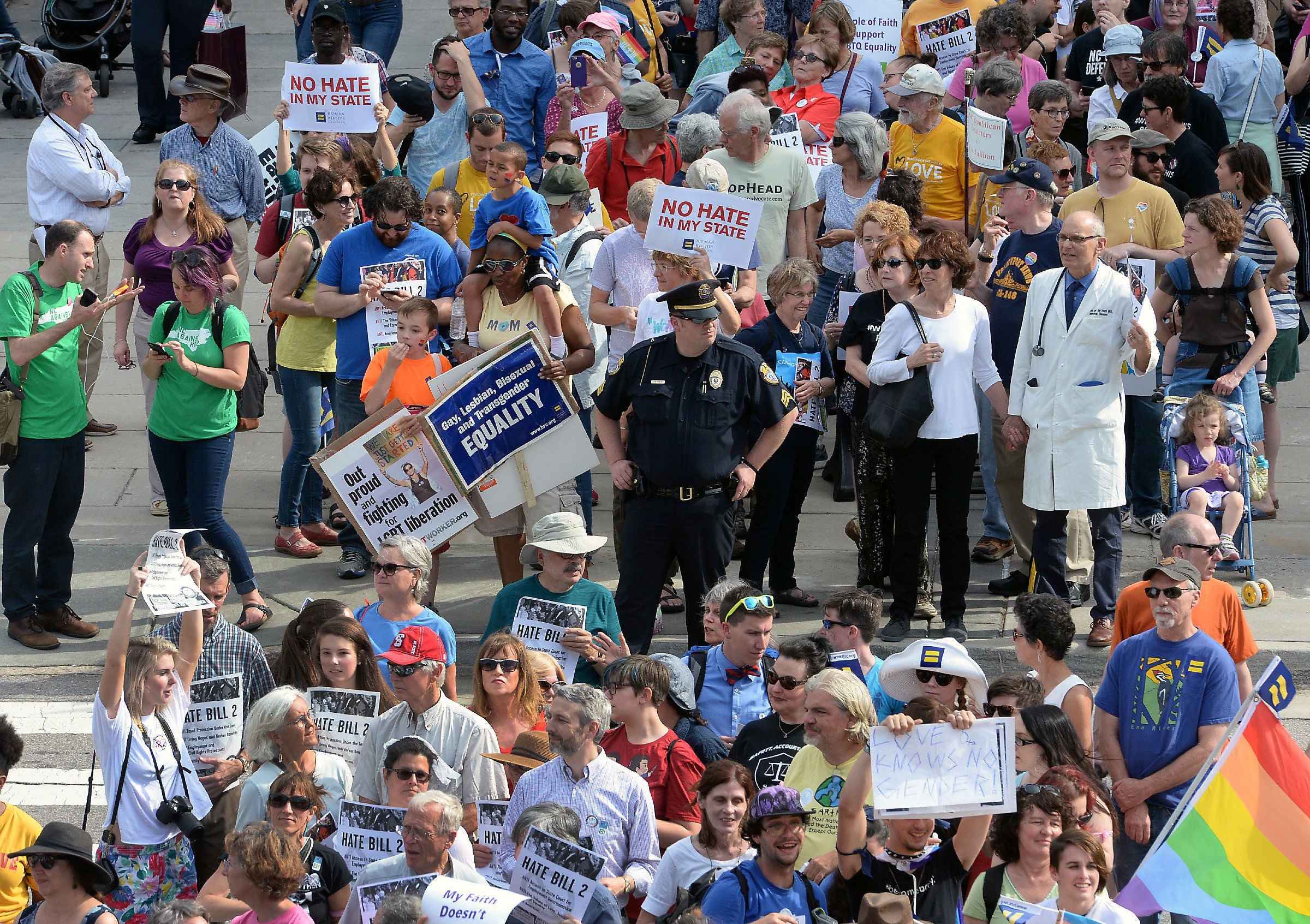 The North Carolina bill sparked widespread protests