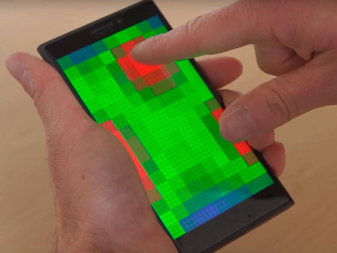 The innovative screen is just a concept for now