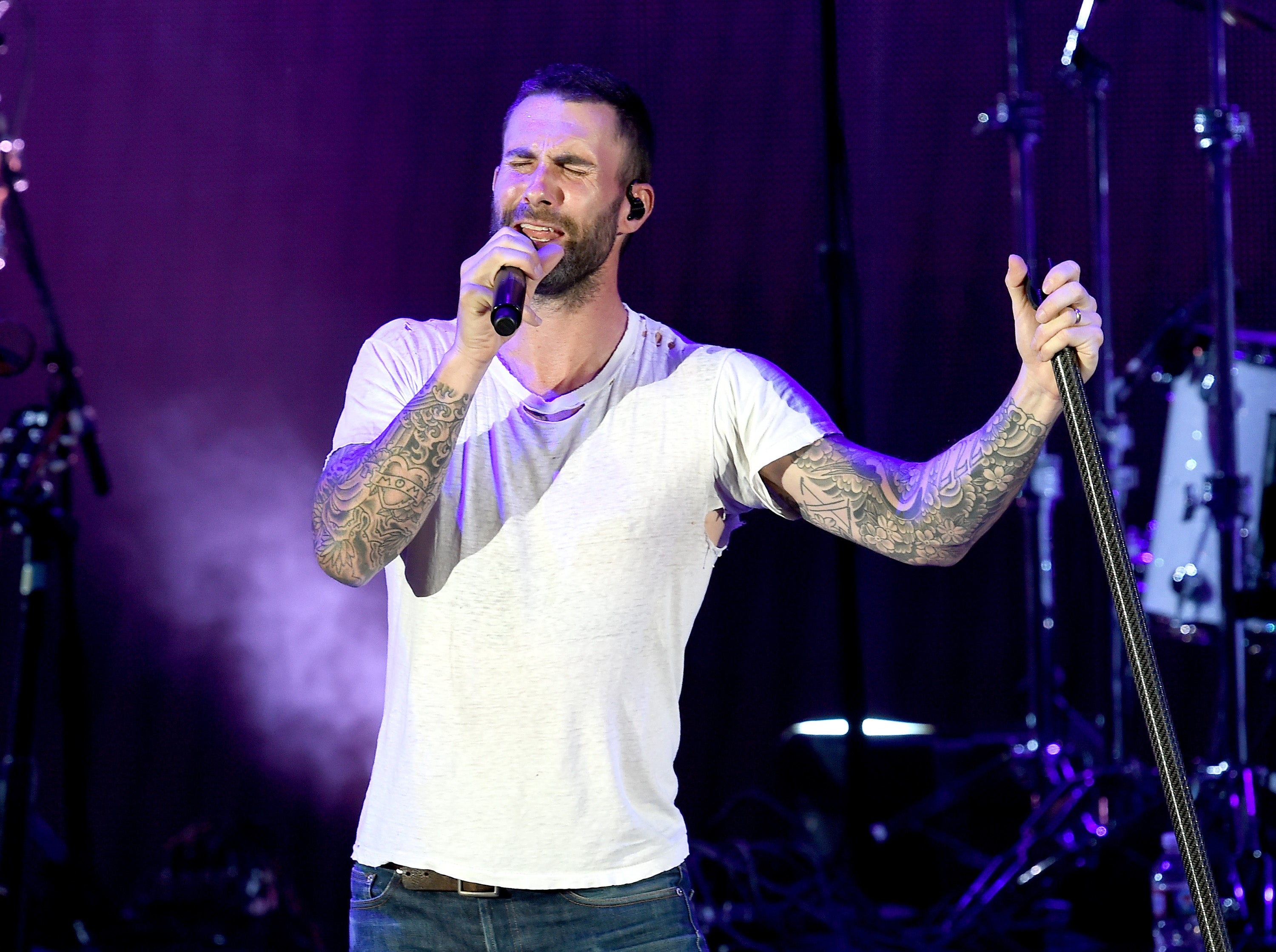 Maroon 5 frontman Adam Levine