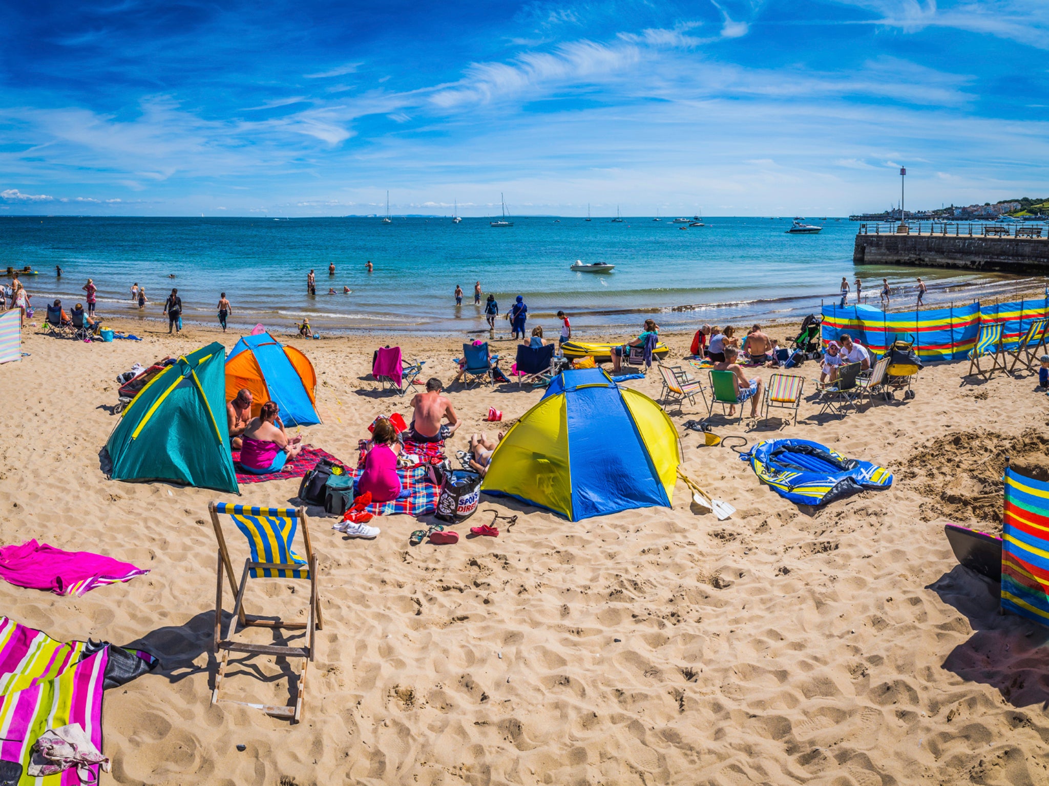 Many parts of the UK will be several degrees hotter than Barcelona