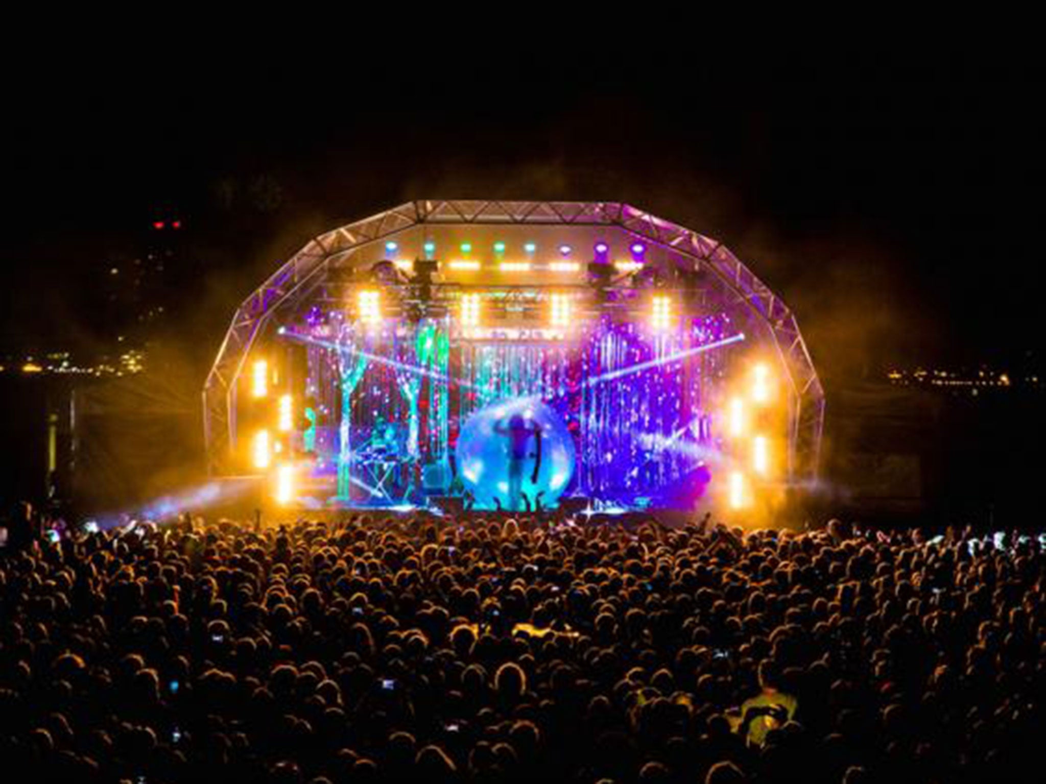 The Flaming Lips perform at Sound City in 2015