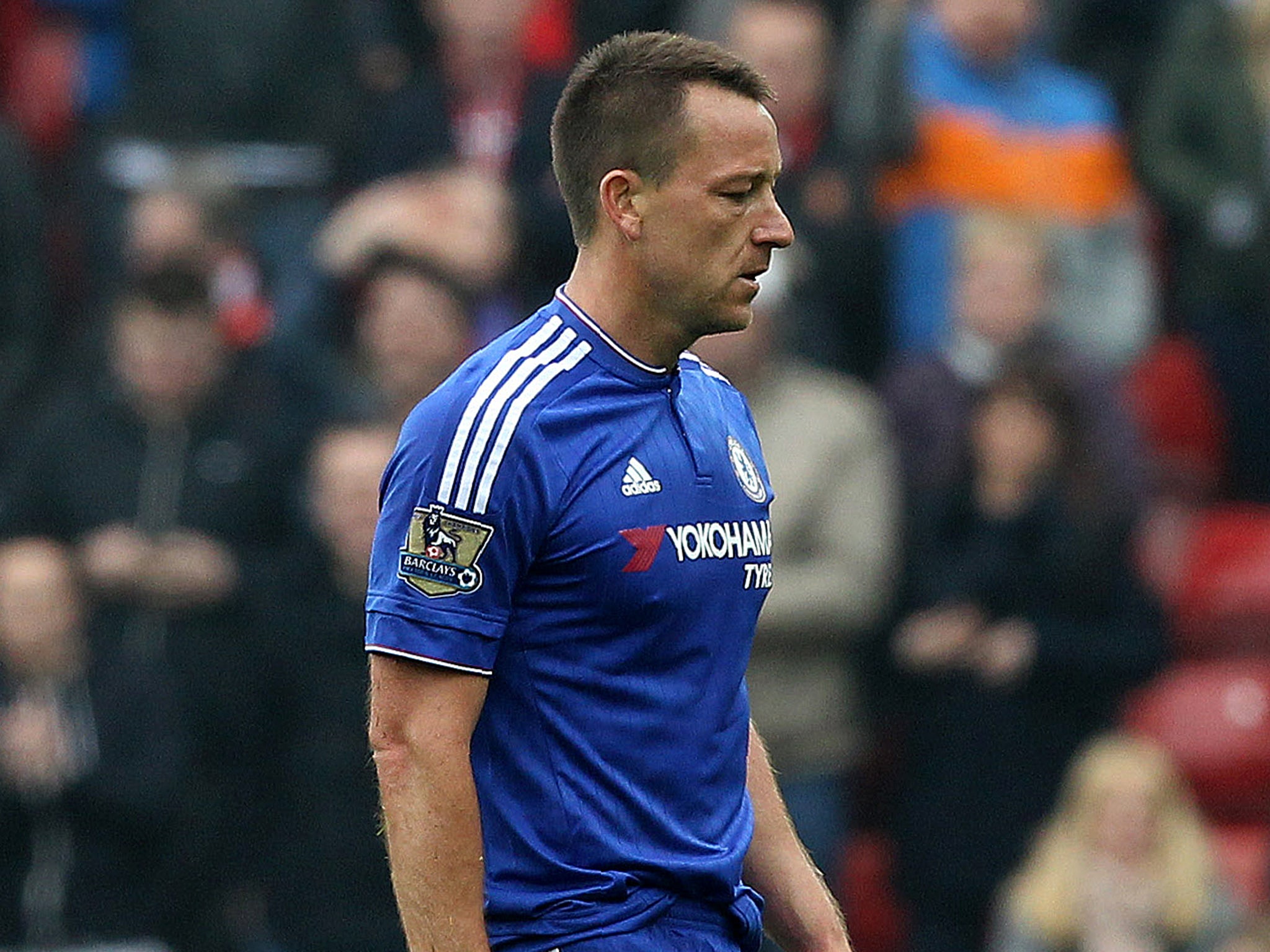 John Terry is suspended for Chelsea amid reports of a summer move to China