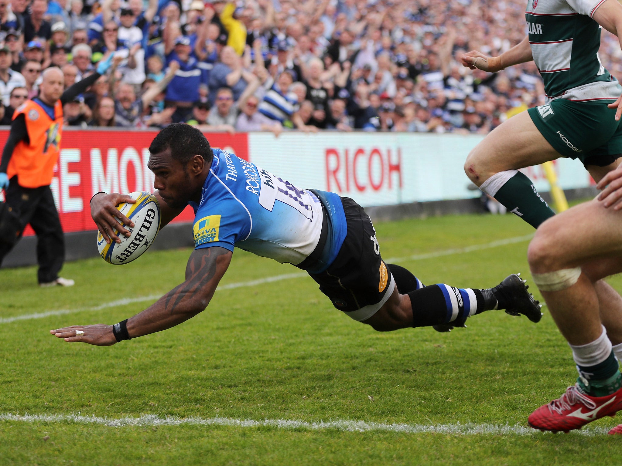 Semesa Rokoduguni will hope to add to his 100 tries for Bath