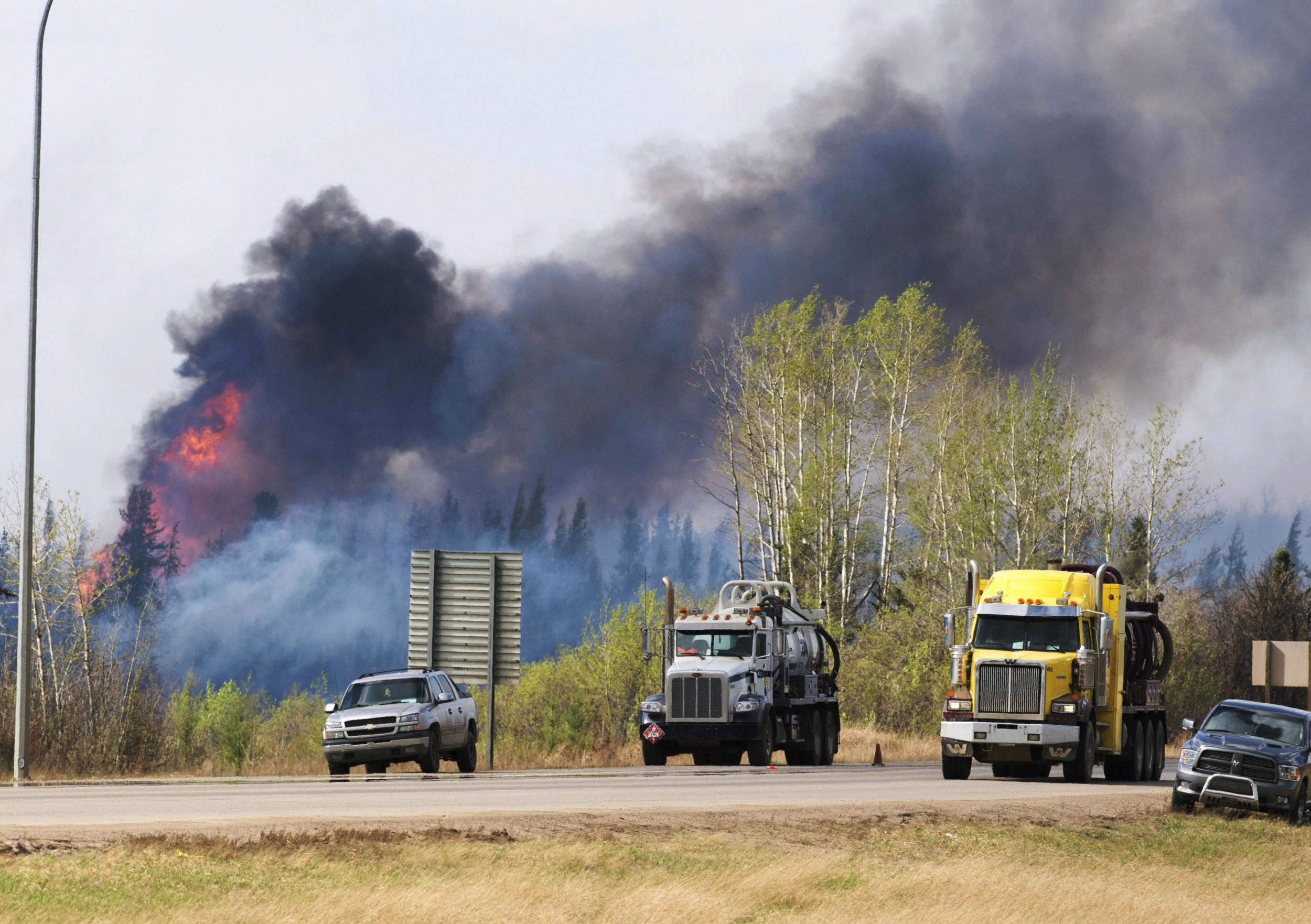 A quarter of Canadian oil production has been forced offline