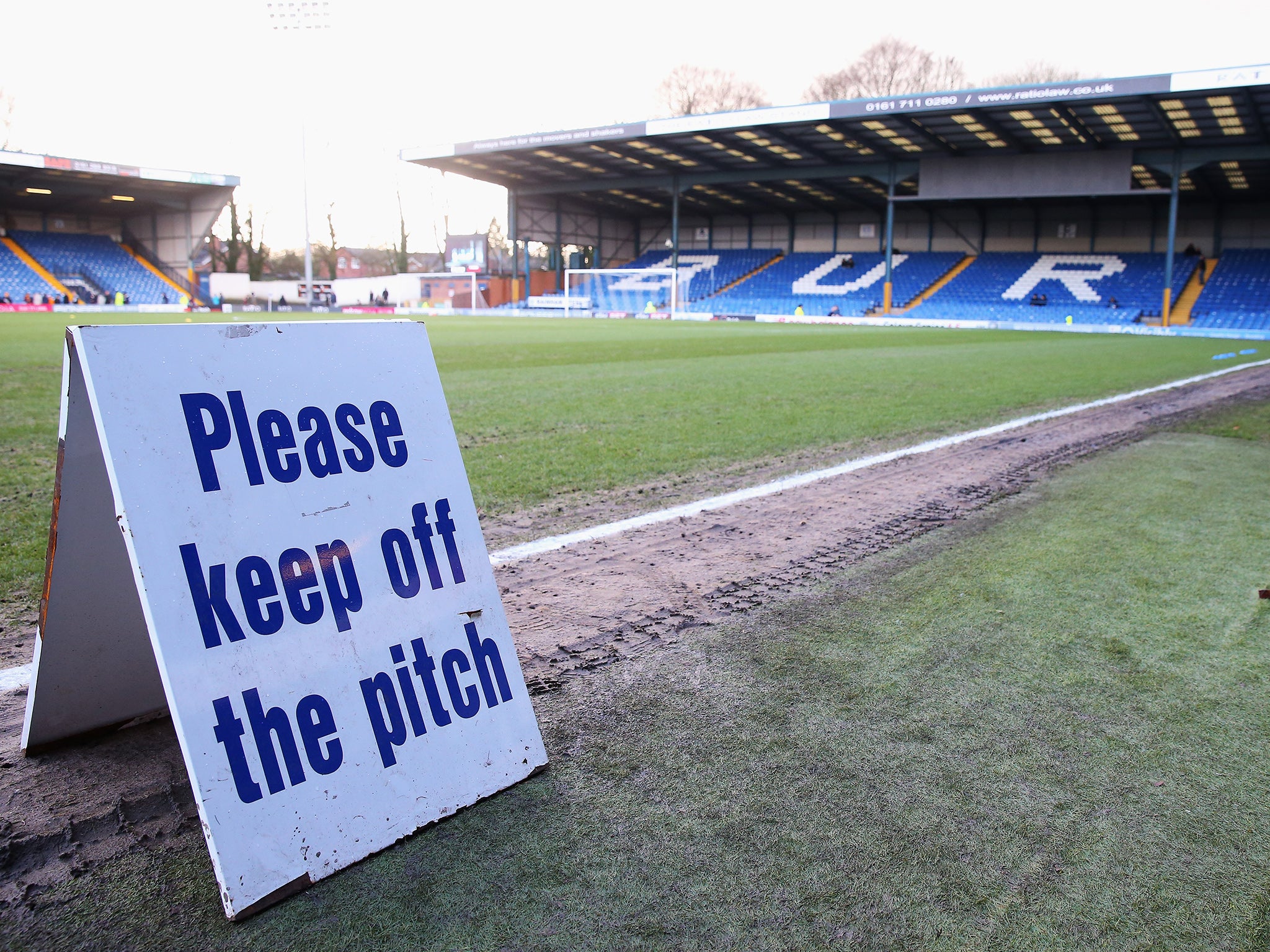 Bury's Gigg Lane stadium