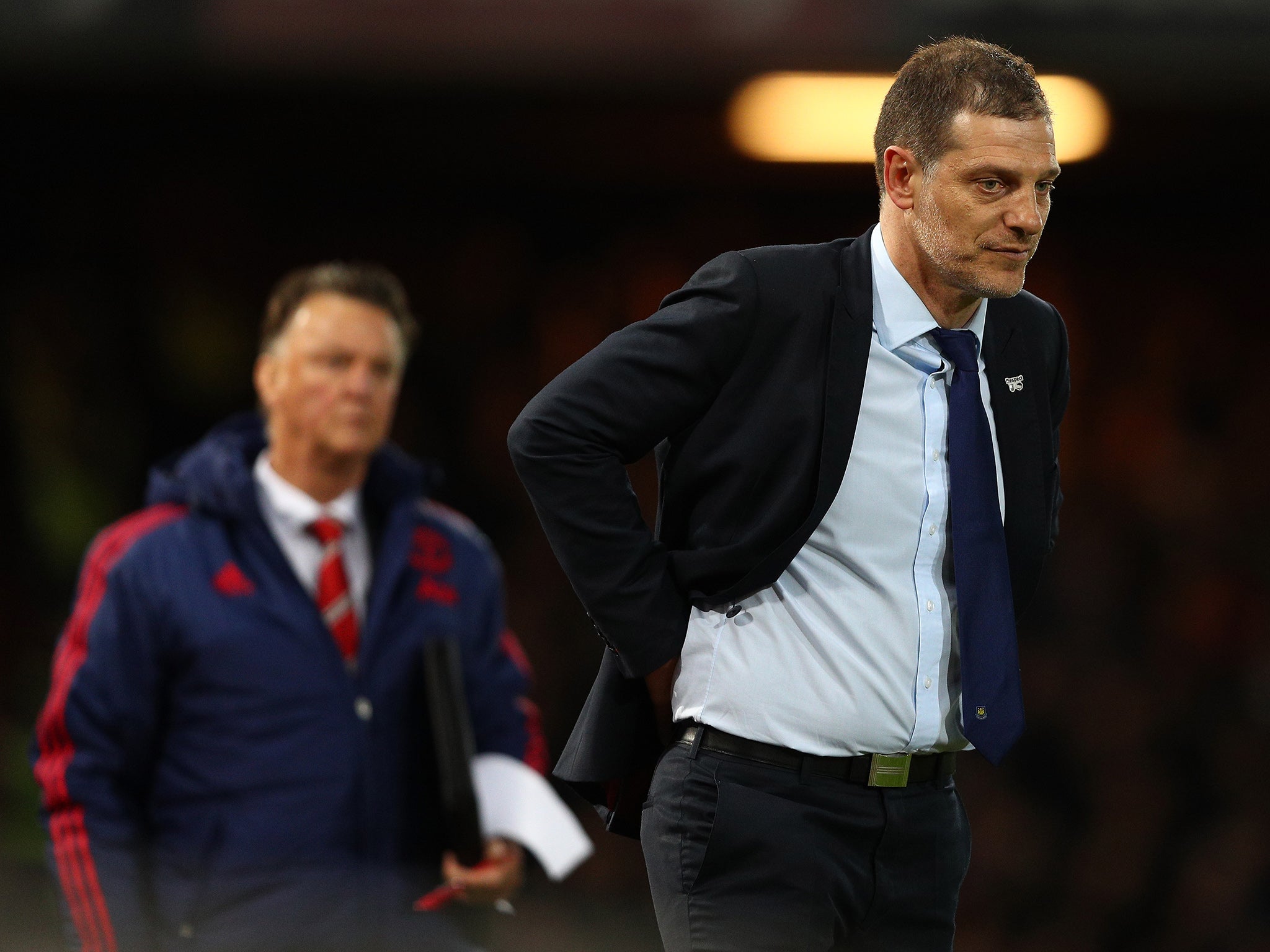 Slaven Bilic and Louis van Gaal's side will do battle in Upton Park's send-off