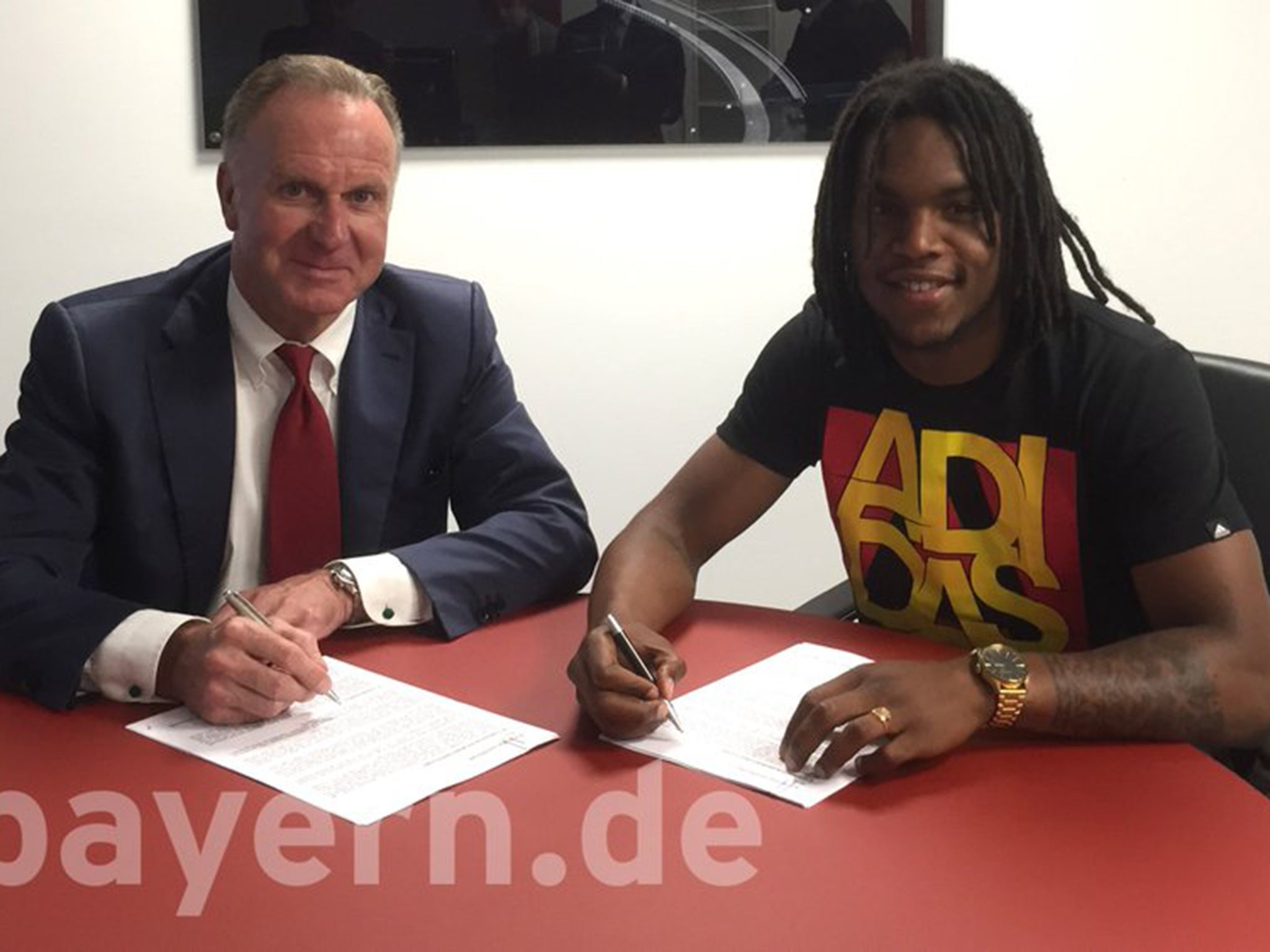 Sanches has signed a five-year contract with the Bundesliga champions