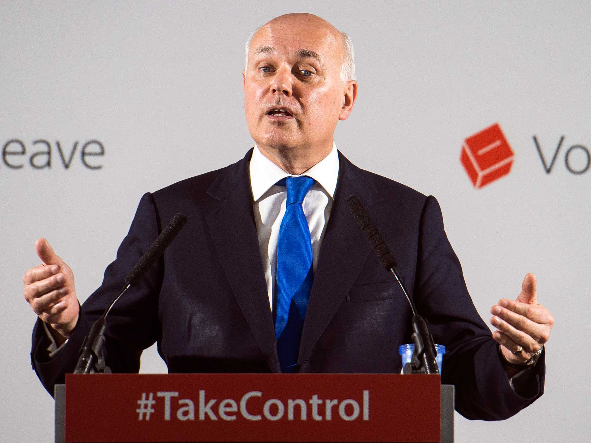 Iain Duncan Smith accused Sir Craig Oliver of trying to shift the blame for his own failures in the referendum campaign