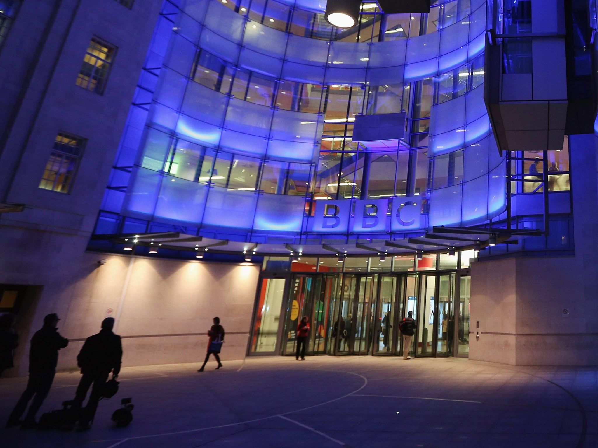 The London headquarters of the BBC at Broadcasting House, Portland Place