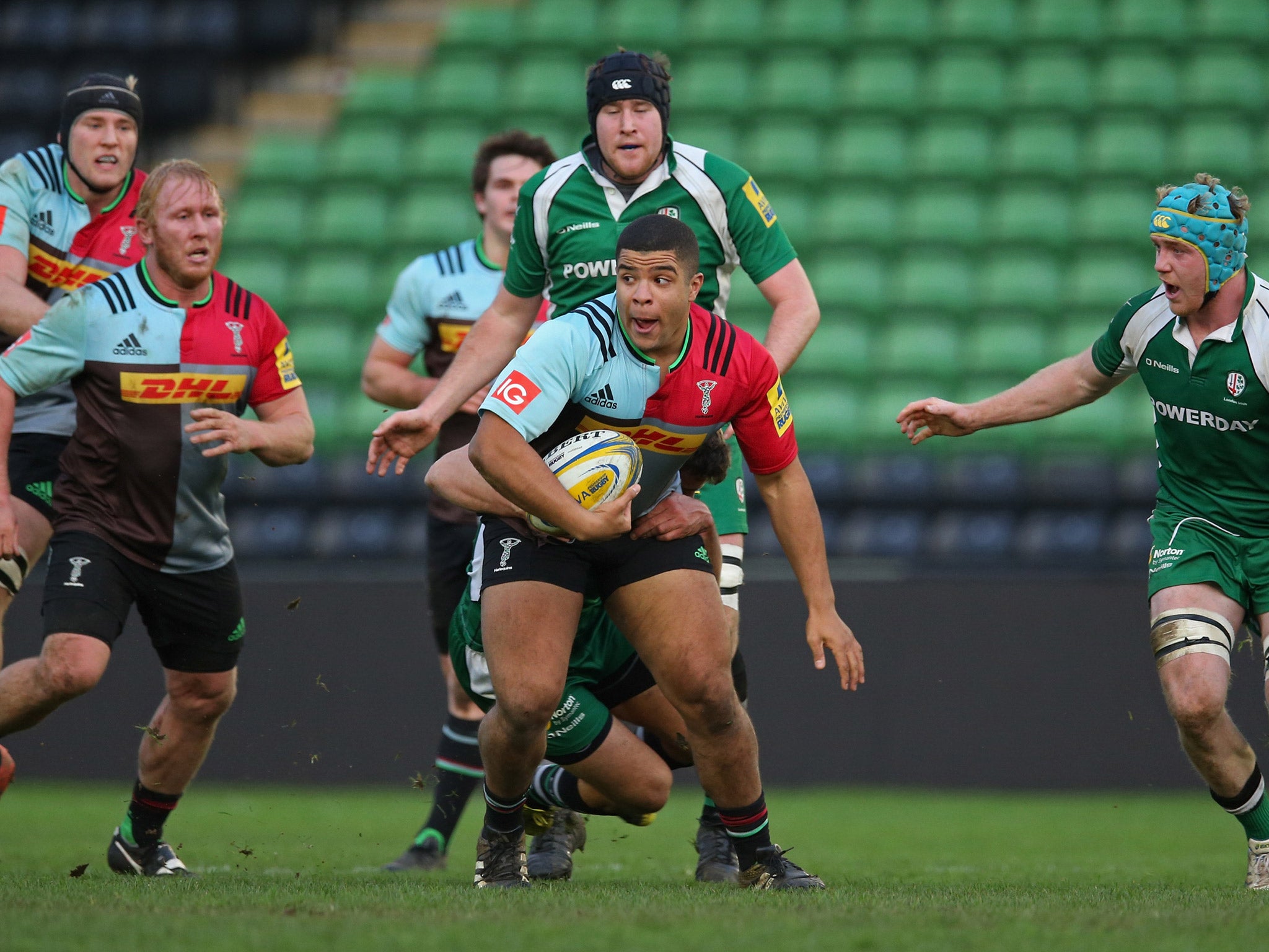 Seb Adeniran-Olule made his Harlequins debut earlier this season