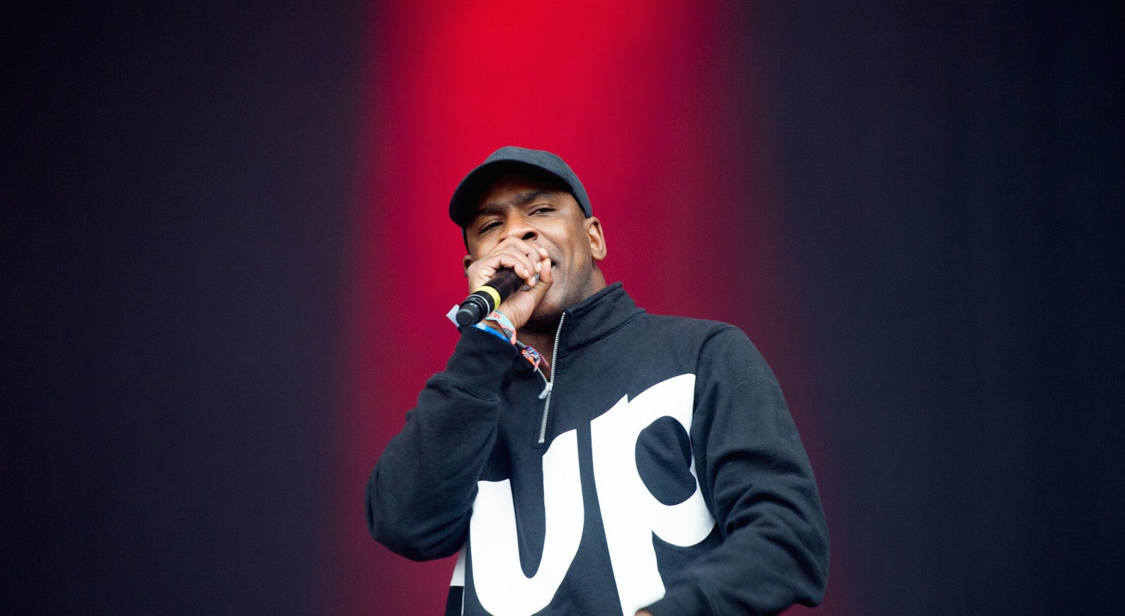 Skepta at Bestival 2015.