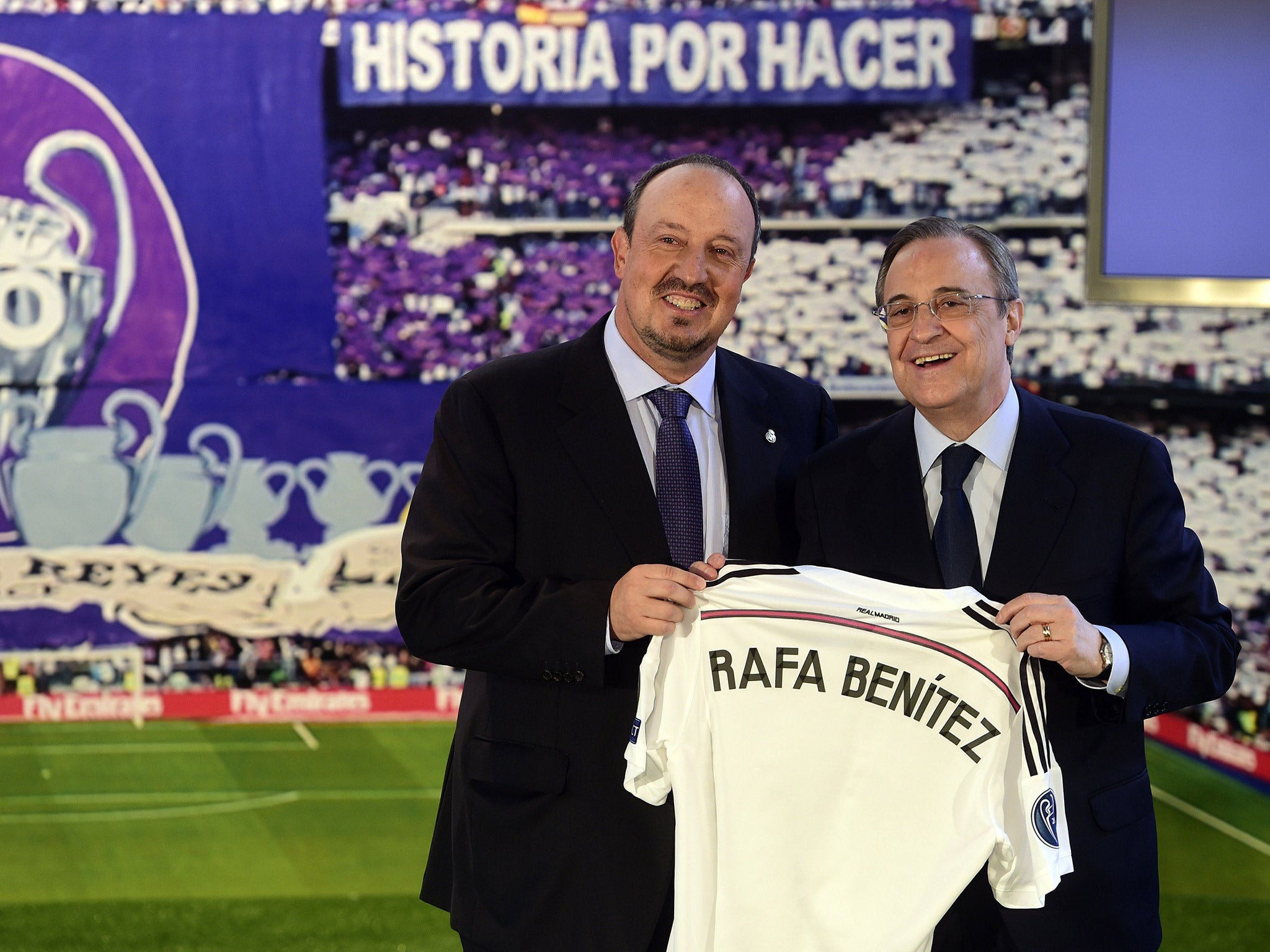 Real Madrid announce Benitez as their new manager, with the Spaniard returning to Spain to replace Carlo Ancelotti on a three-year deal after leaving Napoli at the end of the season.