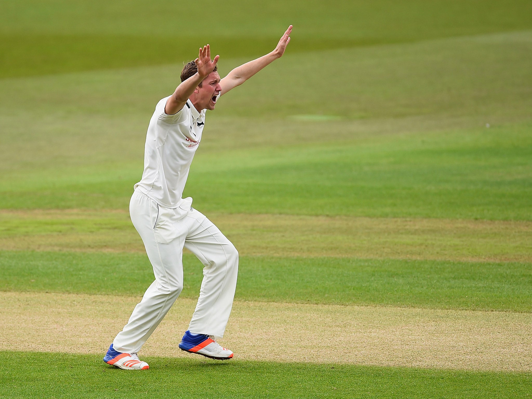 Jake Ball has been called up after his good form for Nottinghamshire