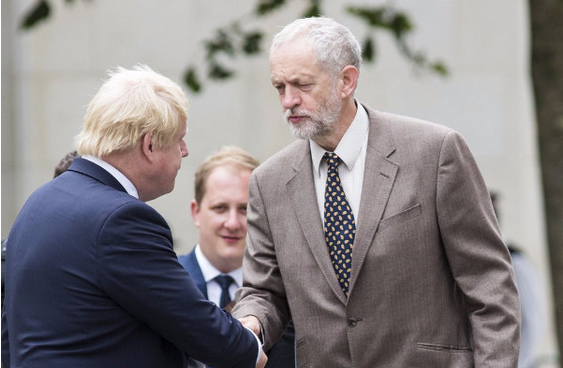 Boris Johnson vs Jeremy Corbyn