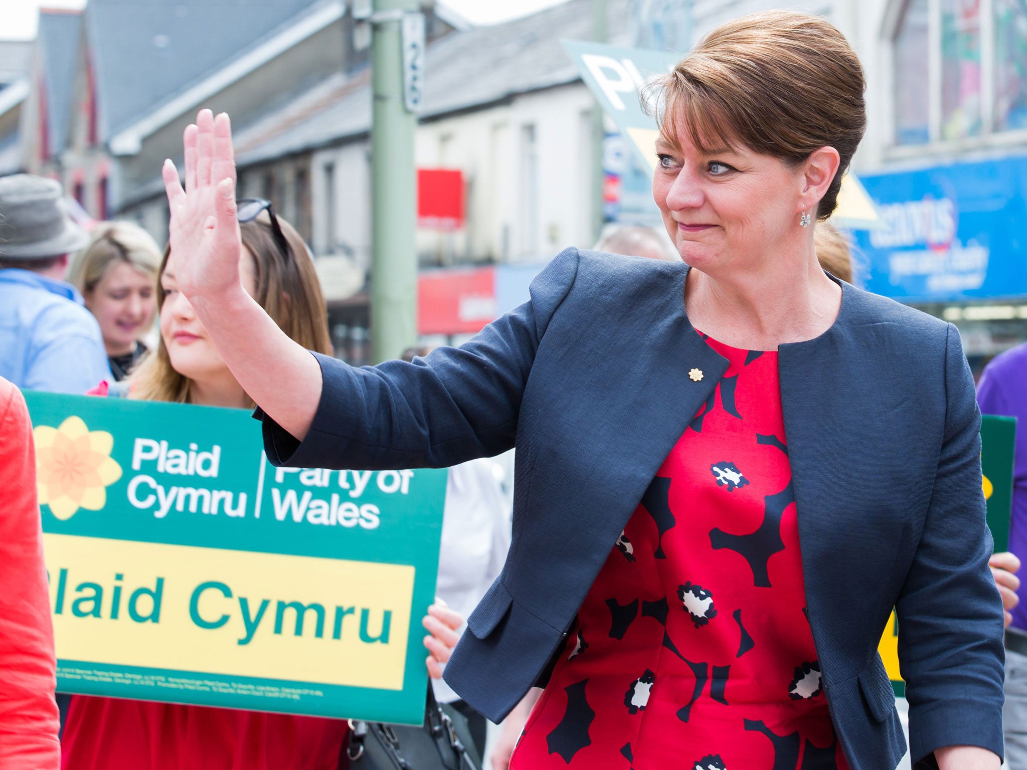 Leanne Wood is hoping to exploit Labour's weakness in Wales