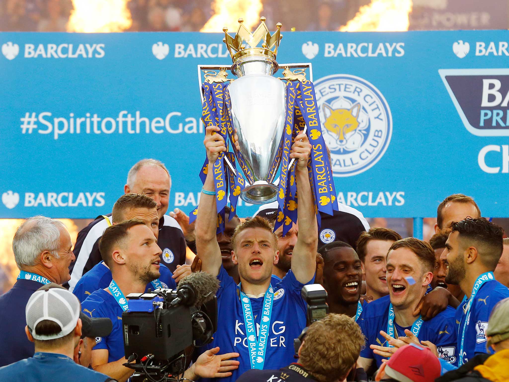 Valiant Vardy did vanquish all to raise the grail; truly his cup ranneth o'er