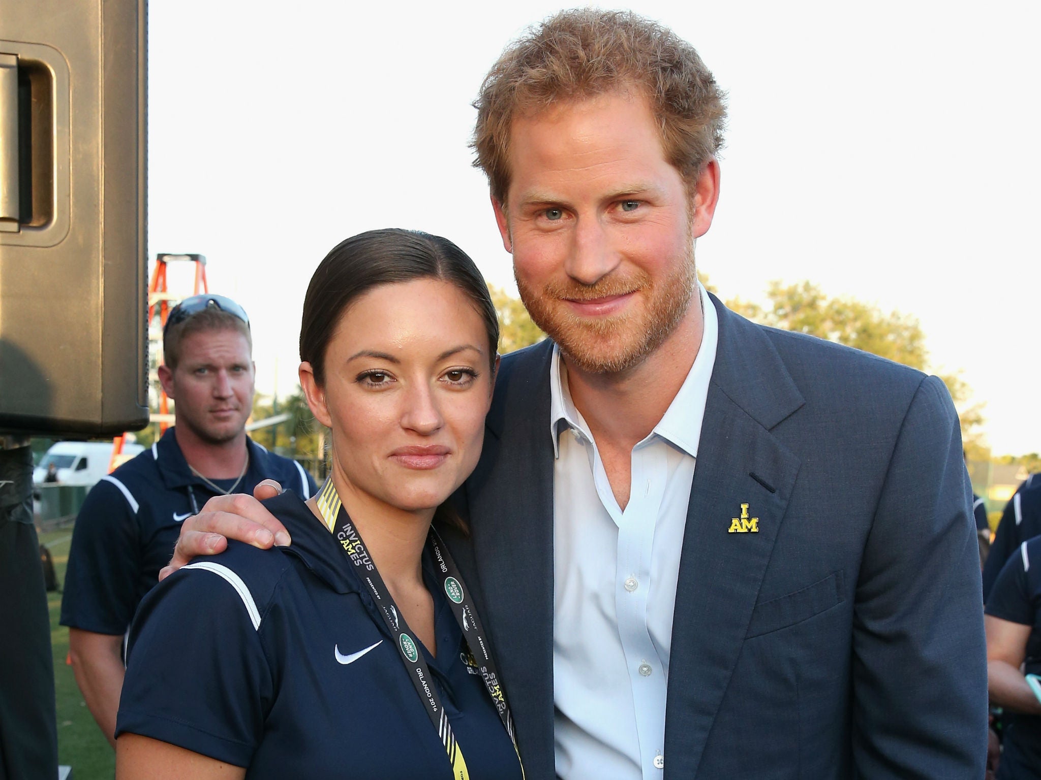 Sgt Elizabeth Marks and Prince Harry