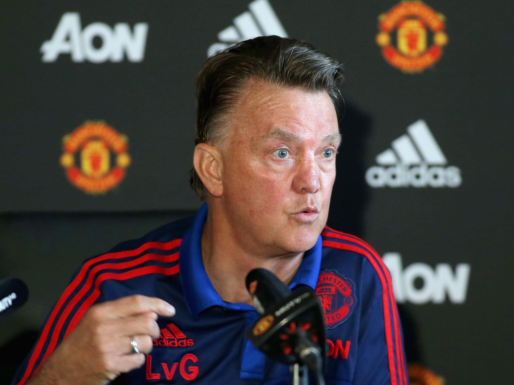 Manchester United manager Louis van Gaal