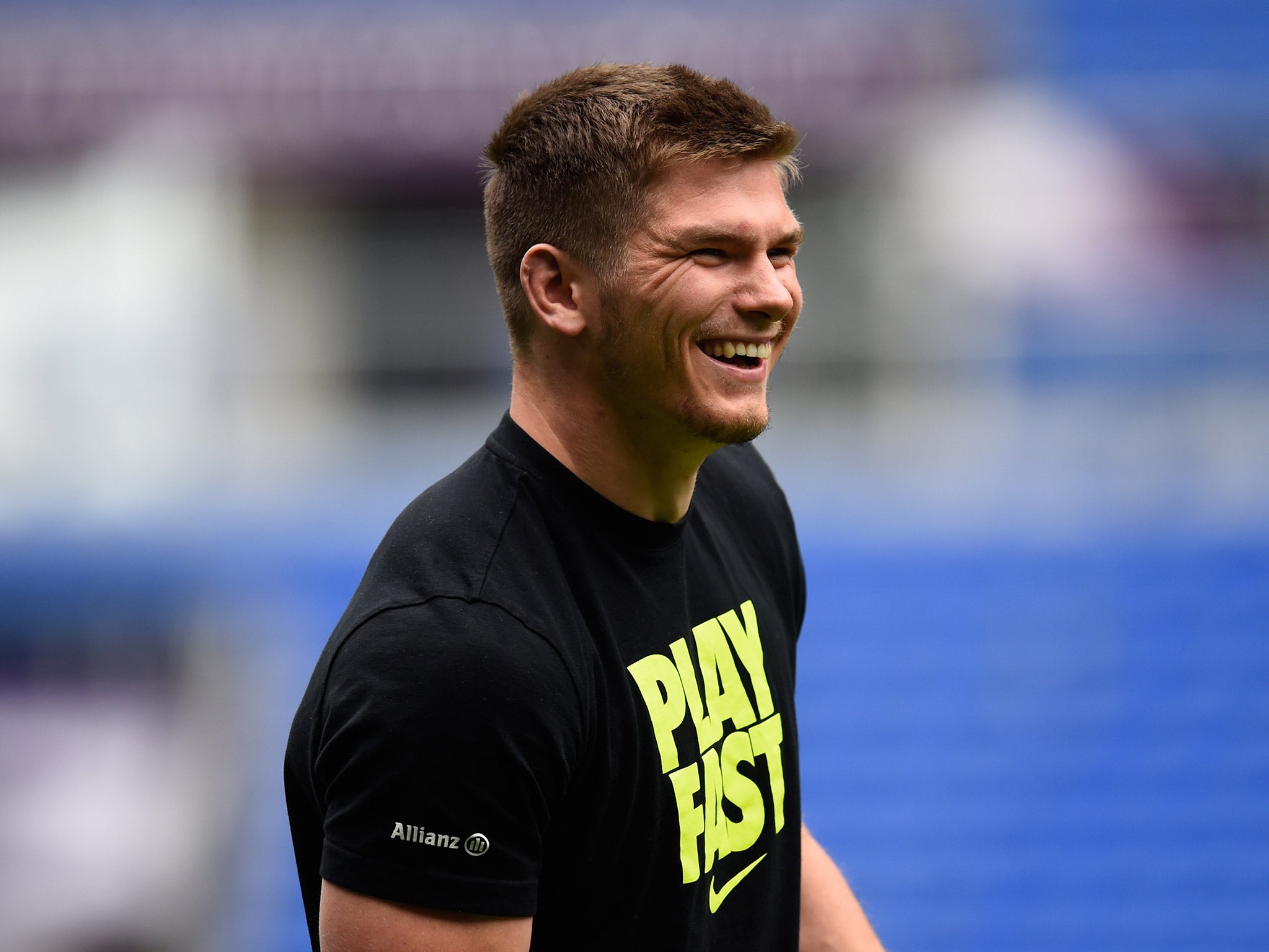 Owen Farrell is one of eight Saracens player who lost to Toulon in the 2014 final