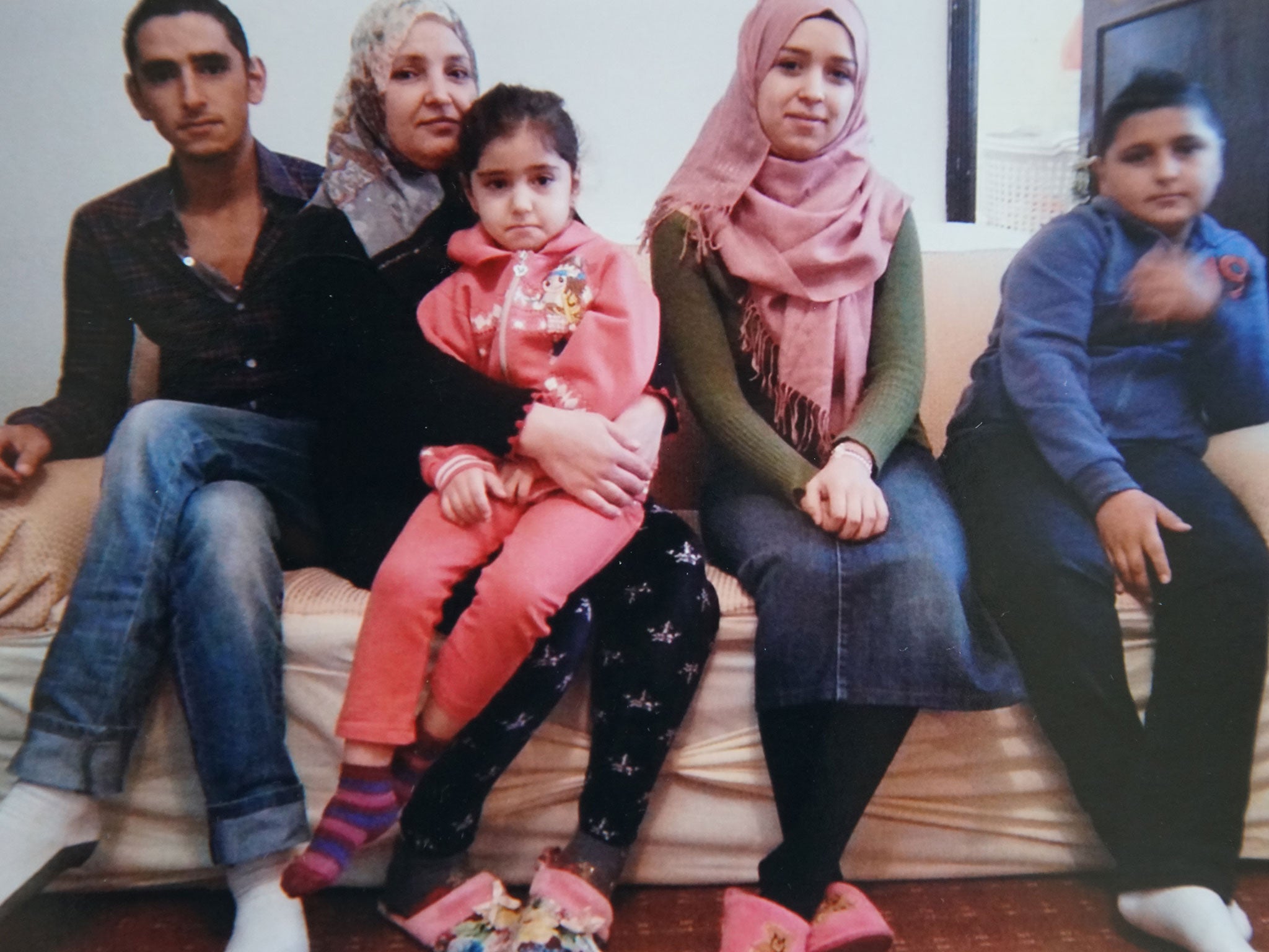 The Alwadi family became separated as they fled the Syrian civil war