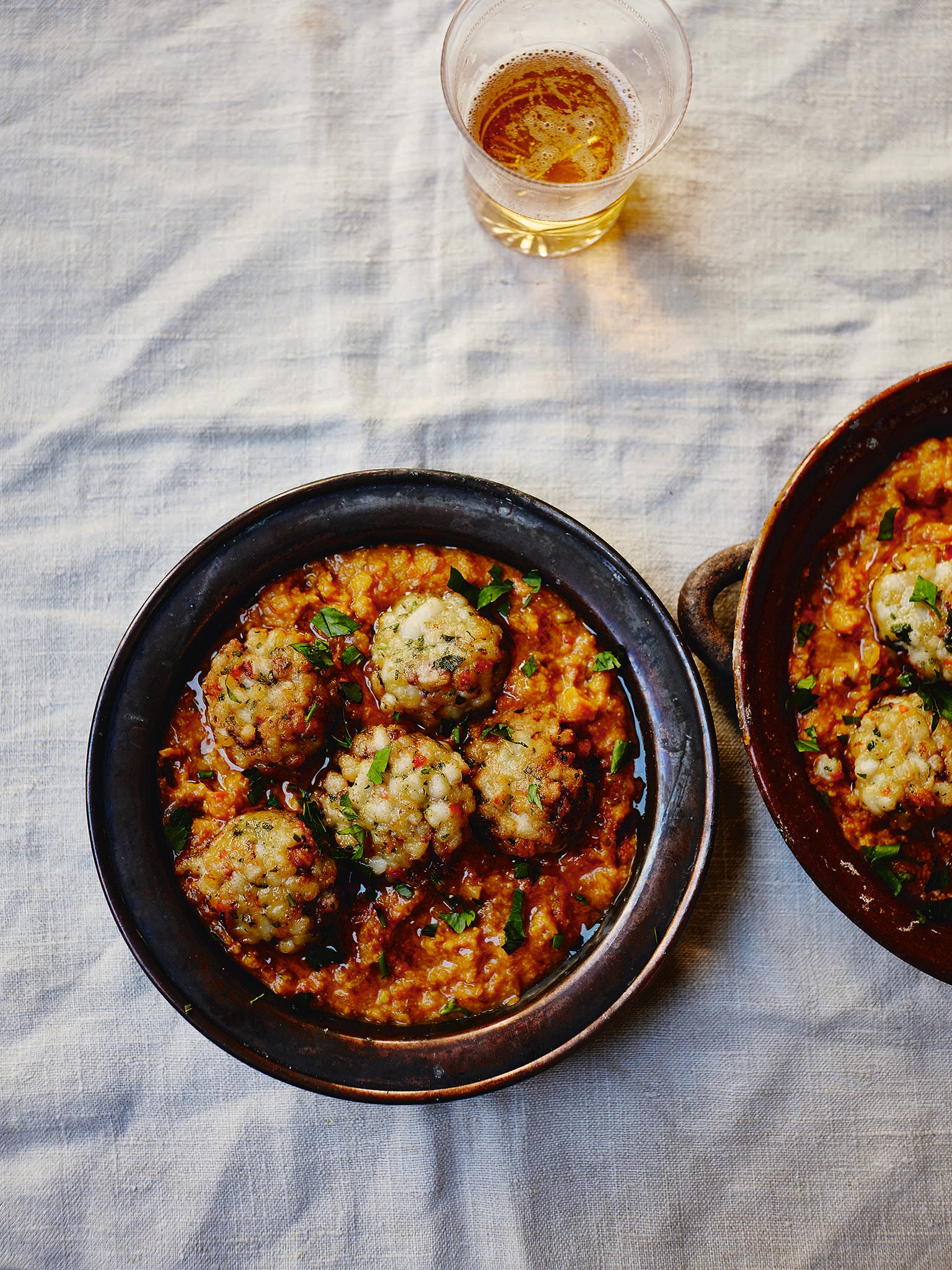 An unusual recipe based on traditional pork meatballs tapas