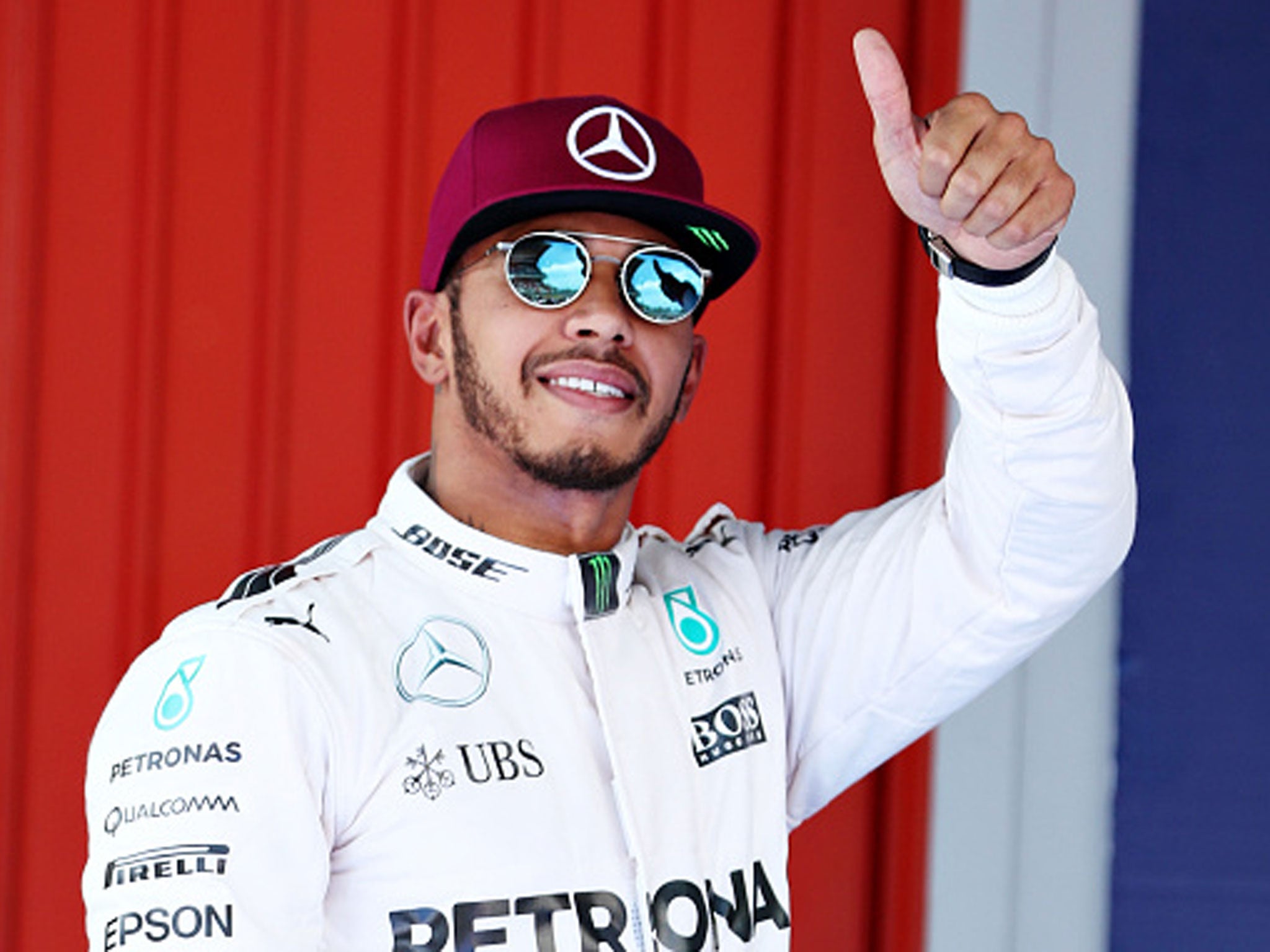 Lewis Hamtilon will begin on pole in Barcelona as he seeks a first race win of the 2016 season (Getty)