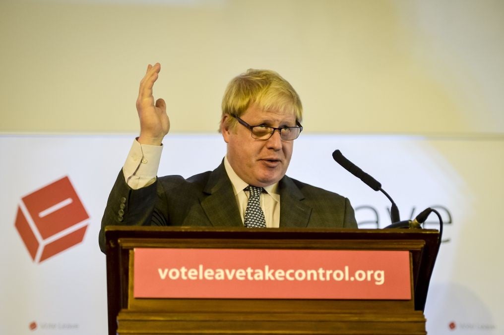 Boris Johnson outlines his vision for Brexit at Armada House in Bristol