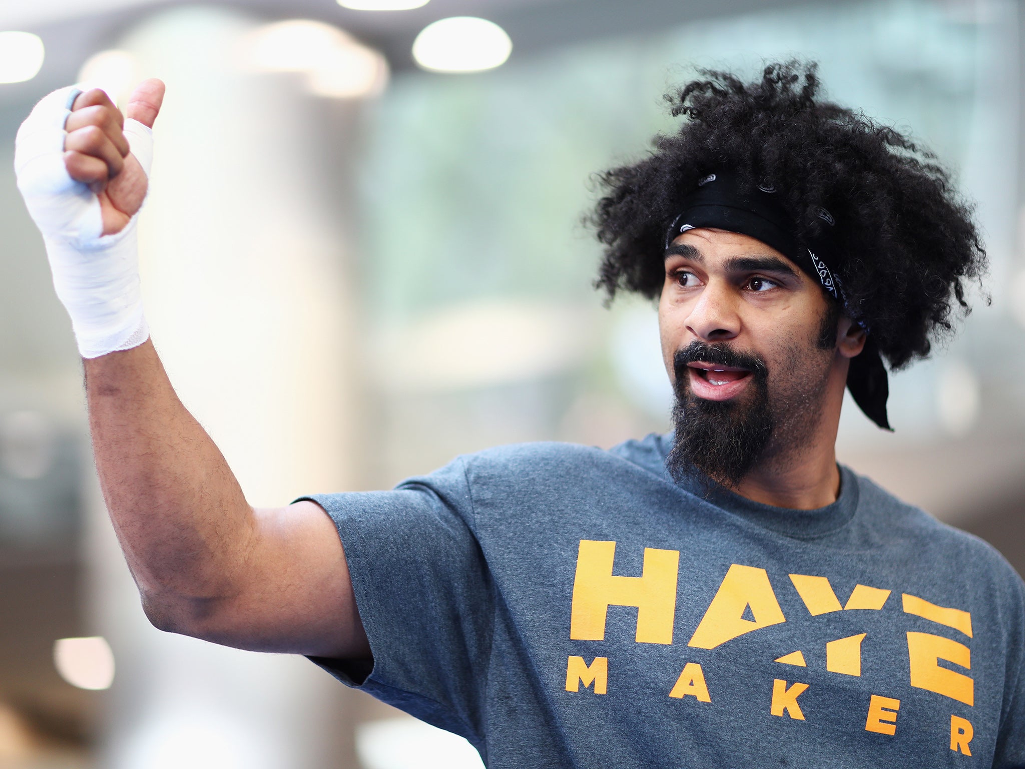 Haye returns to Dave and meets Arnold Gjergjaj on Saturday