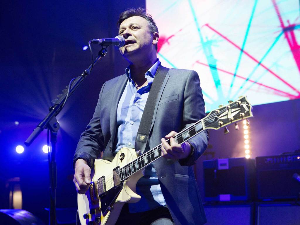 Manic Street Preachers' James Dean Bradfield performs at the Royal Albert Hall