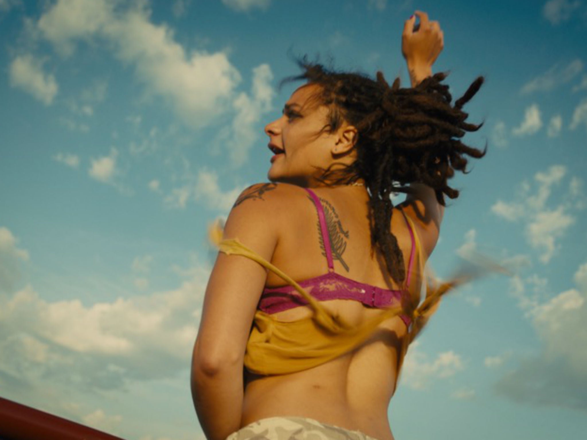 =Sasha Lane in the Andrea Arnold directed American Honey