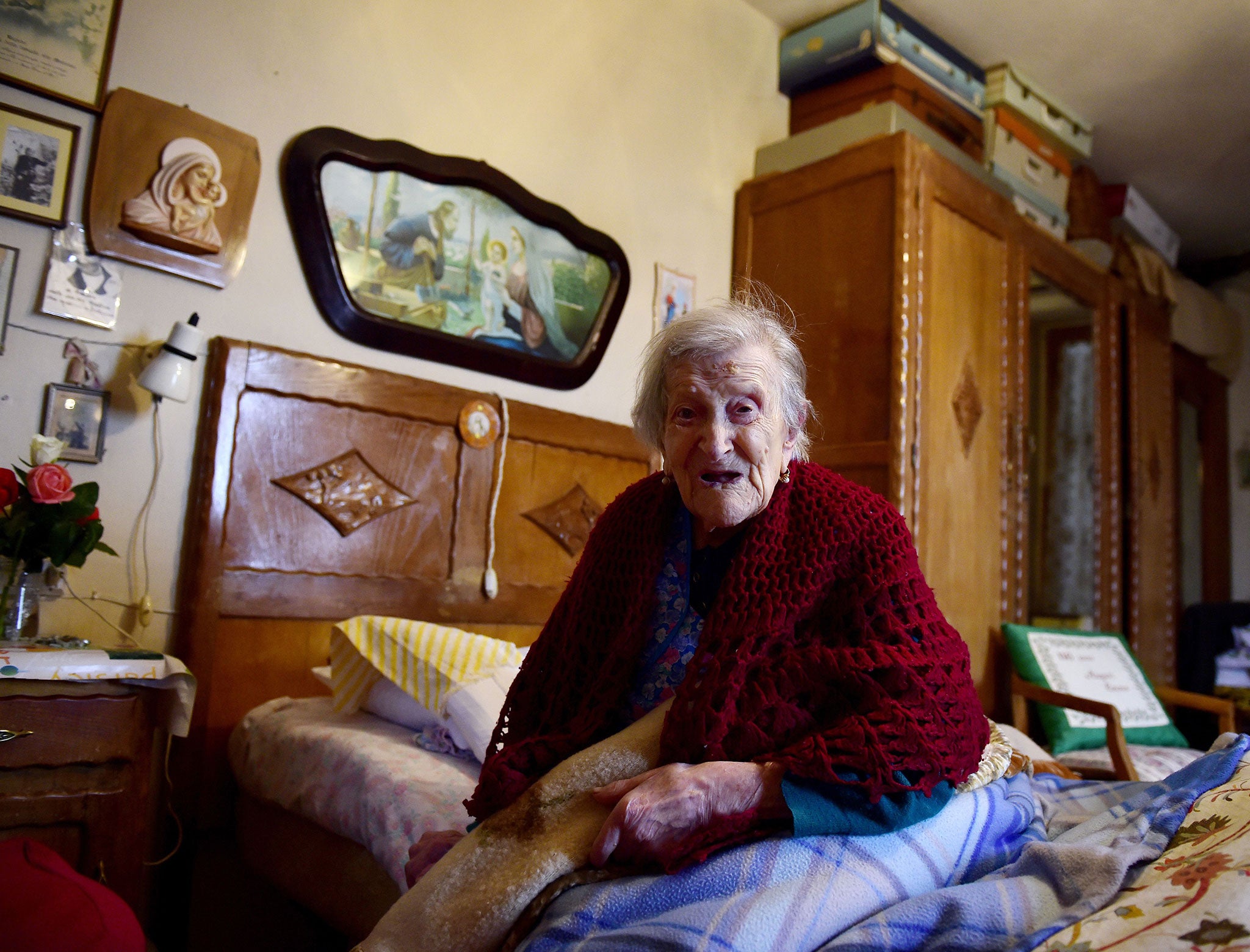 Emma Morano, 116, is the oldest living person in the world OLIVIER MORIN/AFP/Getty