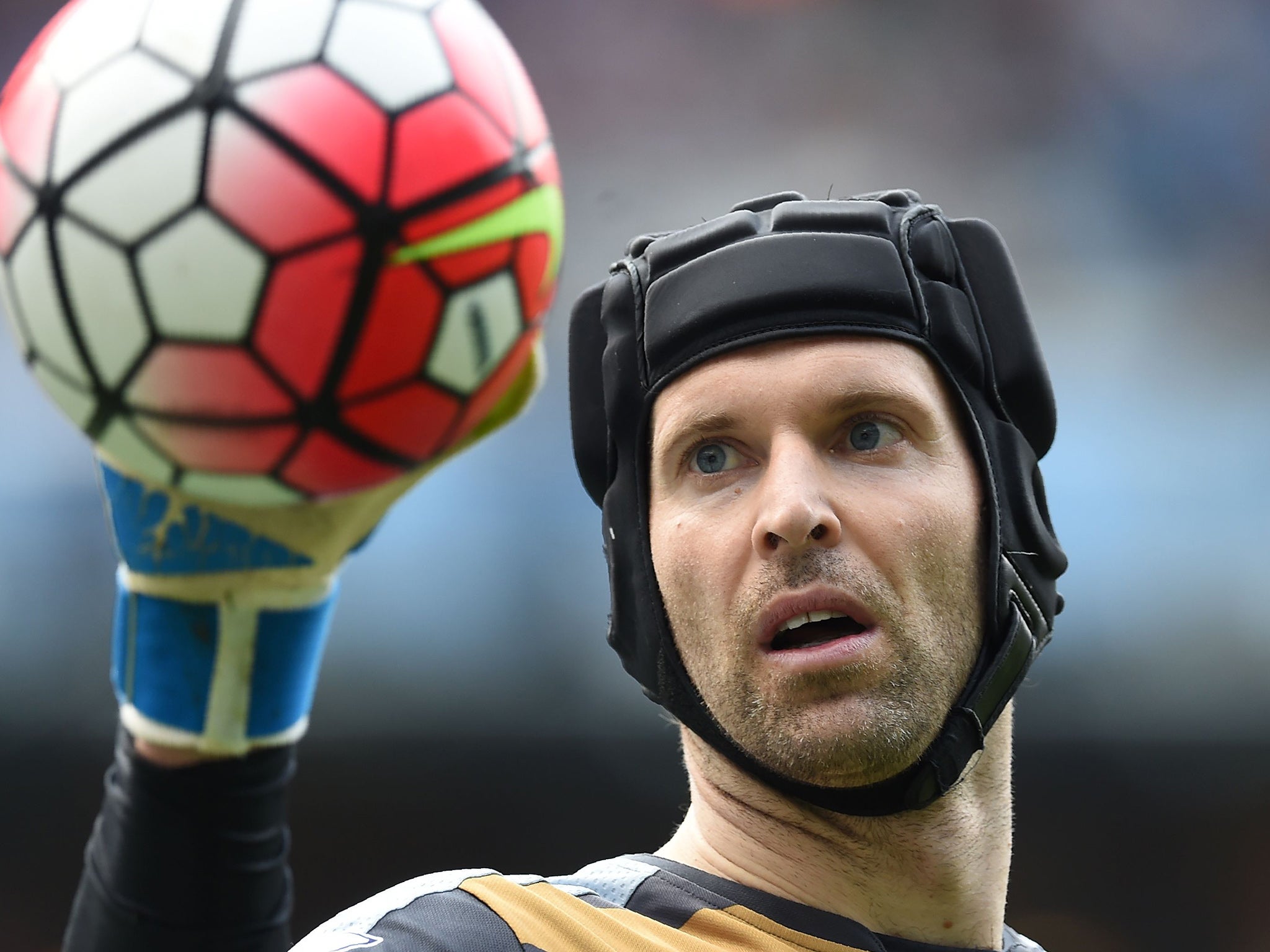 &#13;
Arsenal's Petr Cech starts for the Czech Republic &#13;