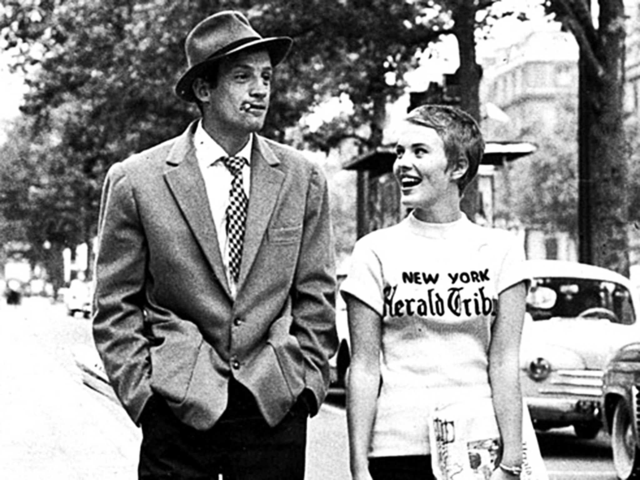 Seberg and Jean-Paul Belmondo in Jean-Luc Godard’s ‘Breathless’