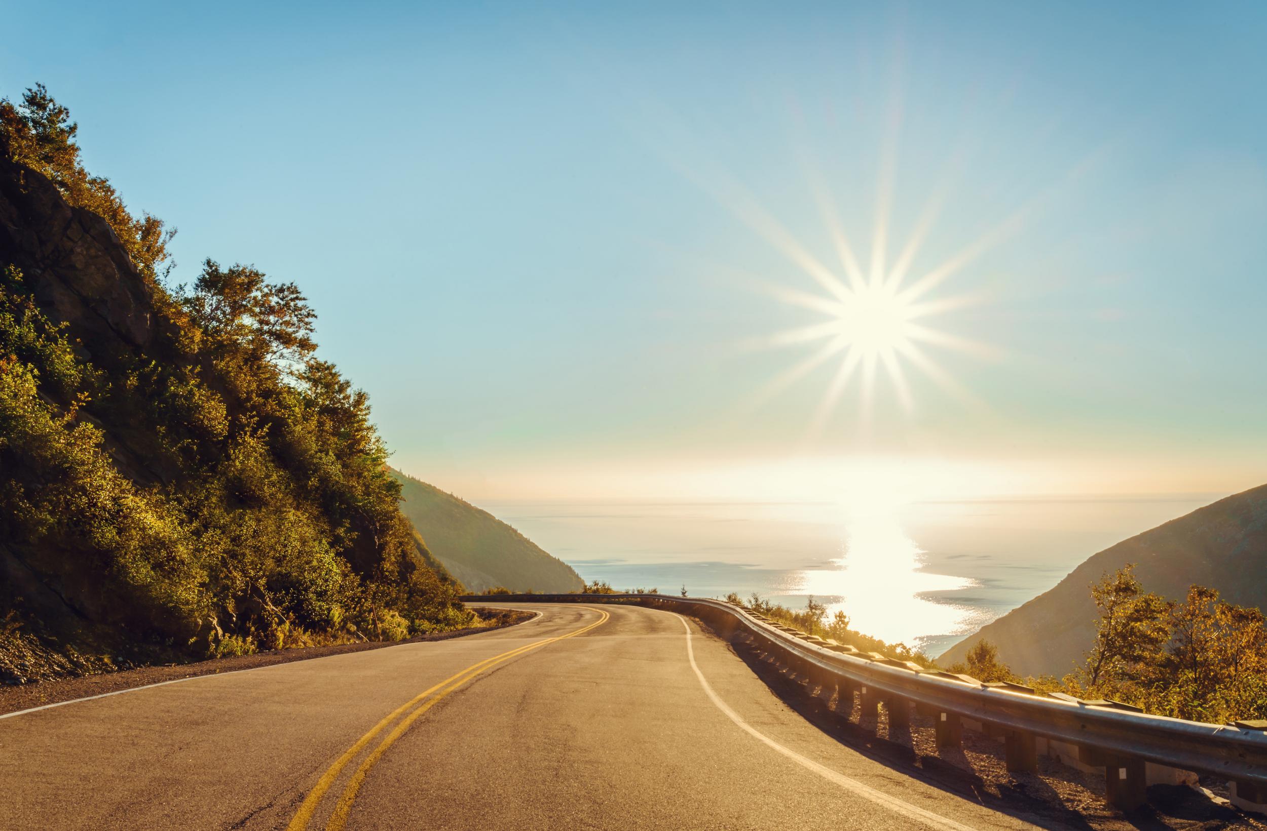 Nova Scotia's scenic Cabot Trail at Cape Breton