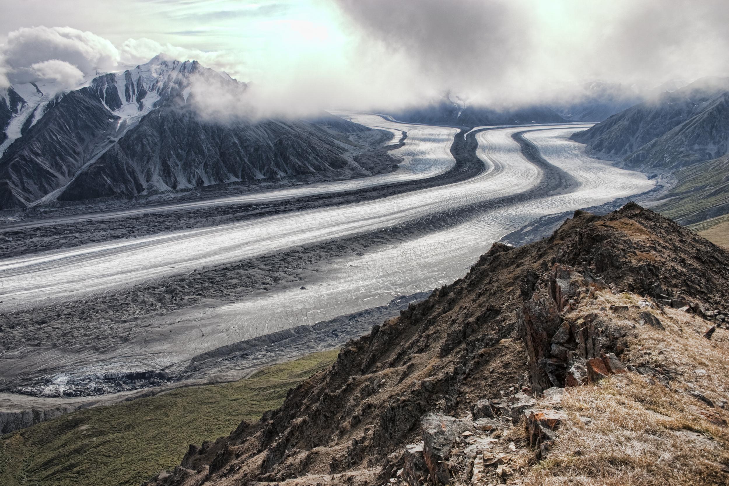 Kaskawulsh Glacier in Kluane National Park, Yukon