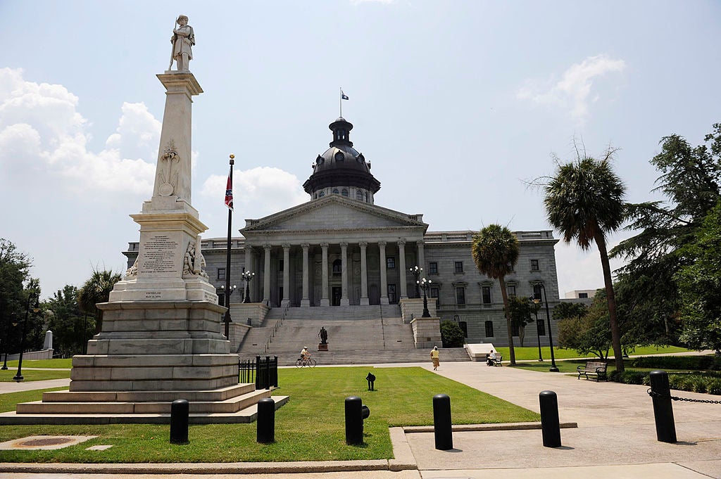 Views from South Carolina's State Capitol Building.