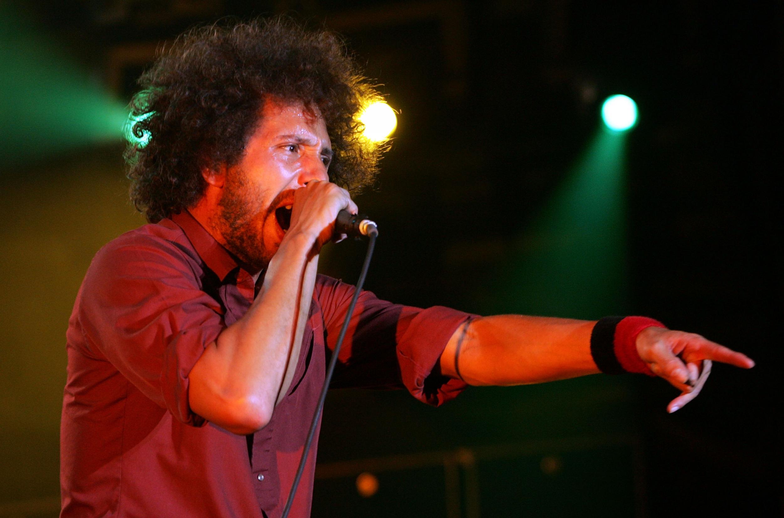 Zack of Rage Against the Machine