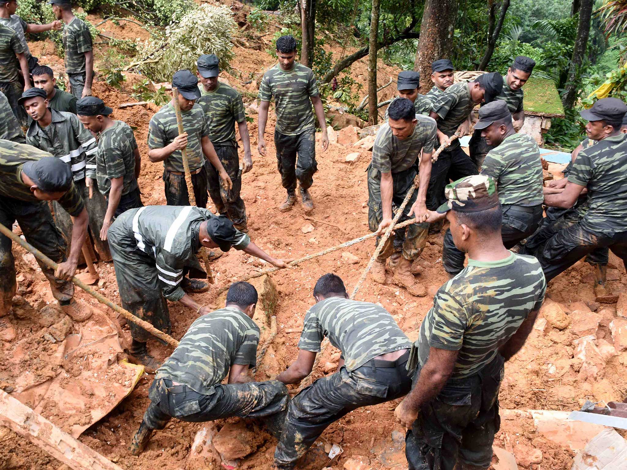 Maithripala Sirisena, the Sri Lankan president, has visited the site and vowed to provide support