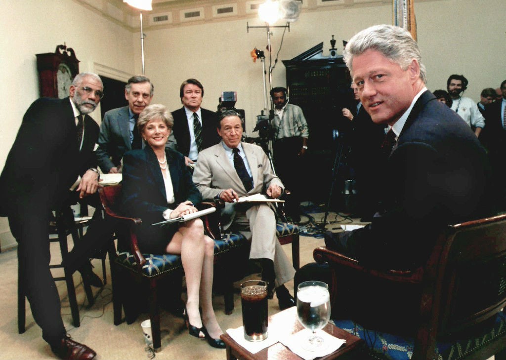 Bill Clinton was one of just many politicians and world leader to be interviewed by Safer