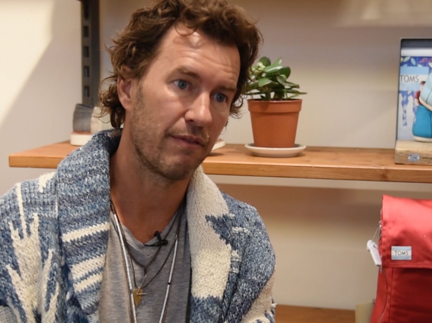 Toms' founder Blake Mycoskie