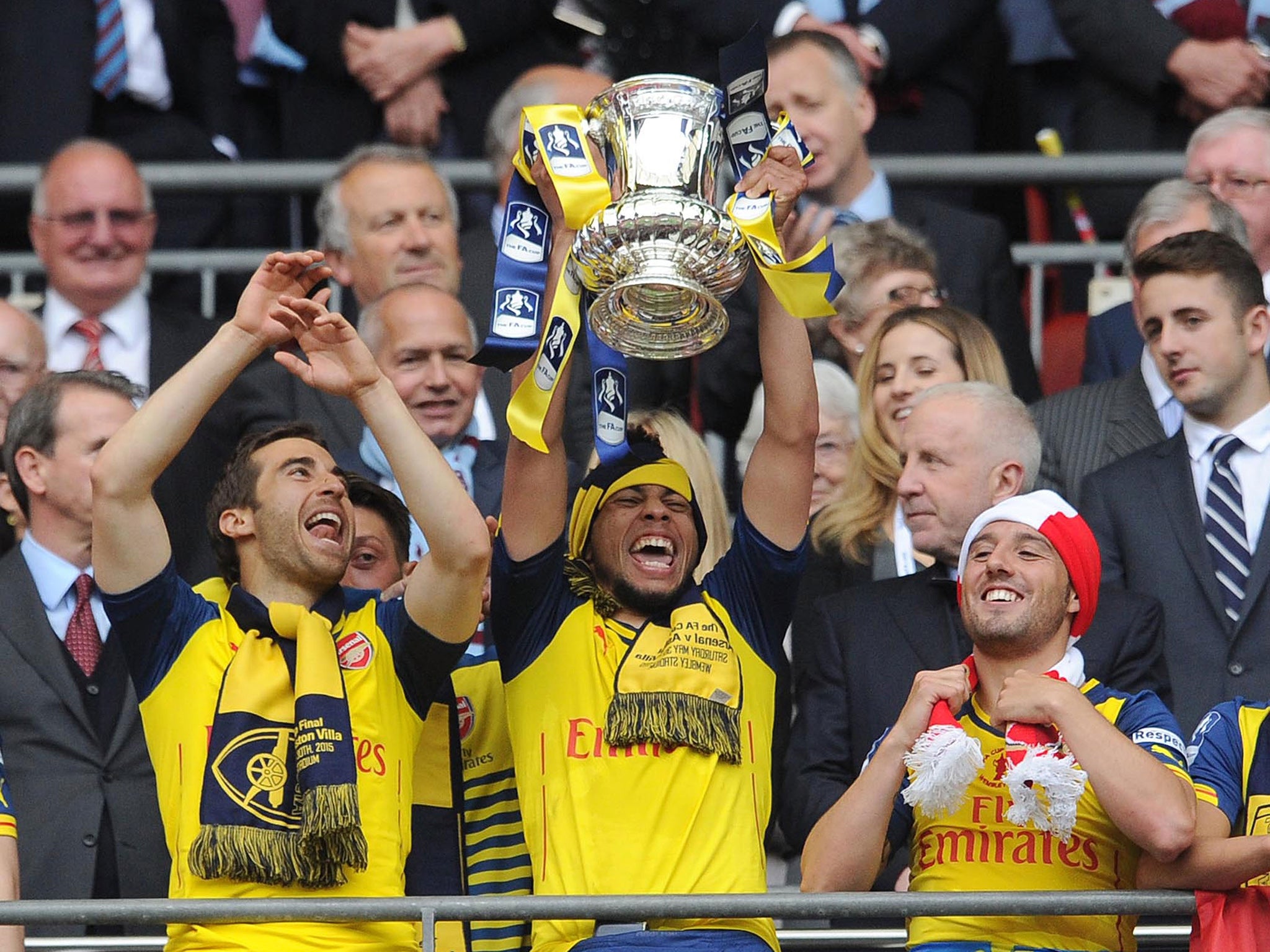 Arsenal won the FA Cup last year, beating Aston Villa 4-0 in the final