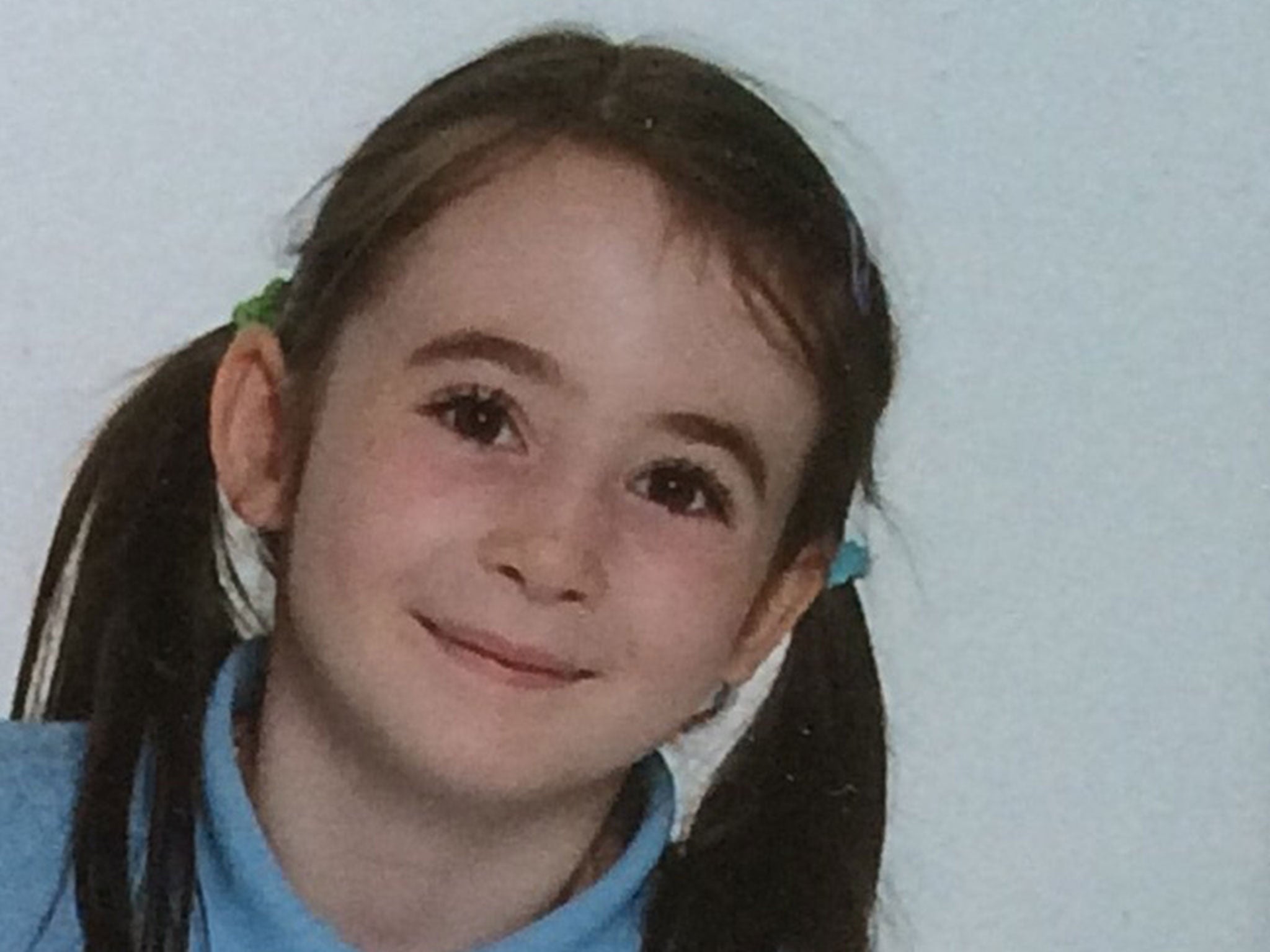 Erin at primary school, where she often communicated through the use of a whiteboard after selective mutism left her unable to speak to teachers or peers