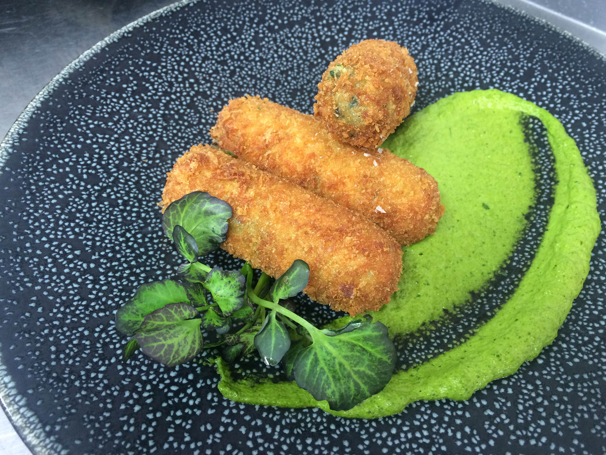 Snail croquettes (L’Escargot restaurant )