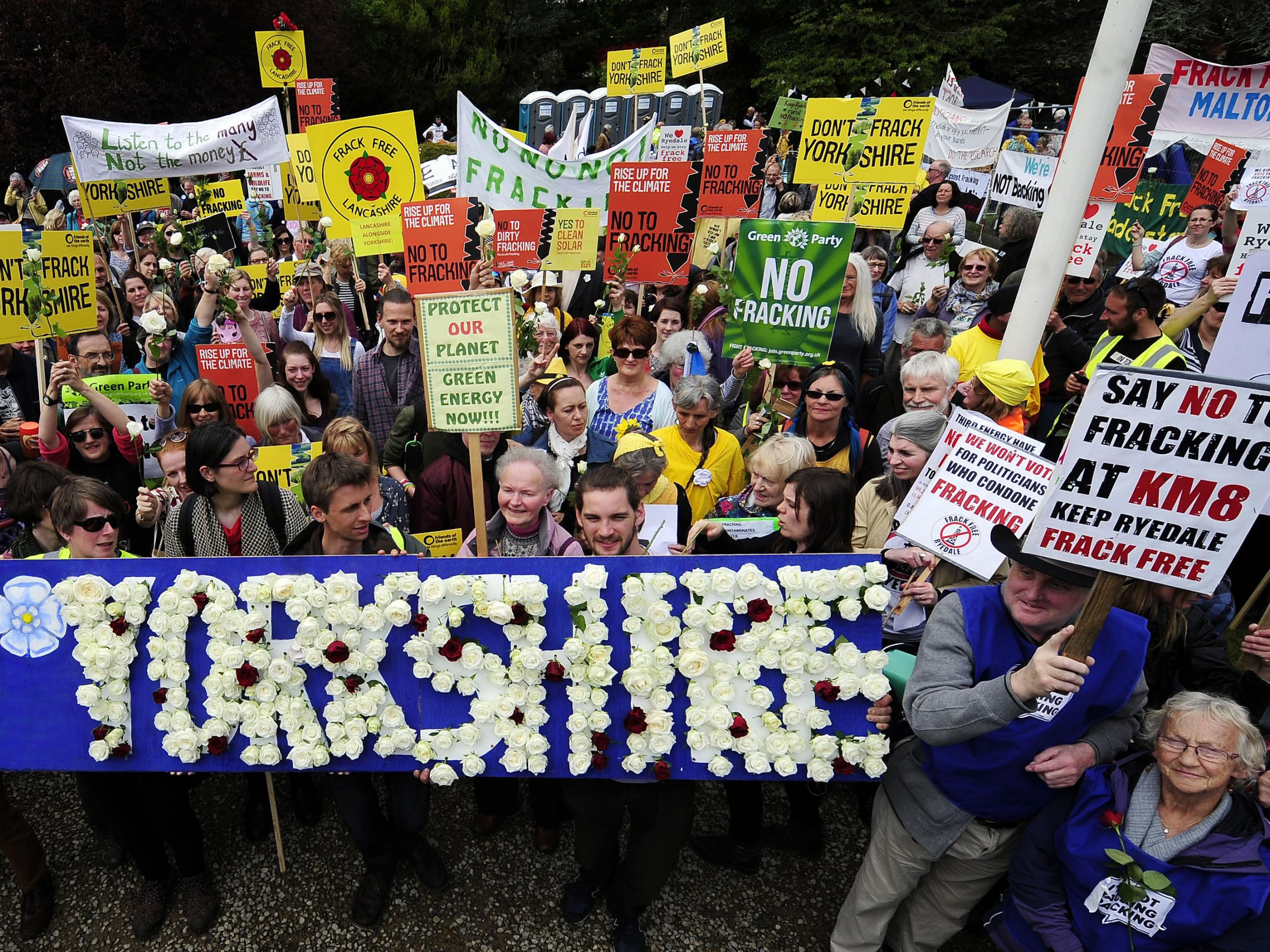 There has been strong local opposition to fracking in areas where it has been proposed