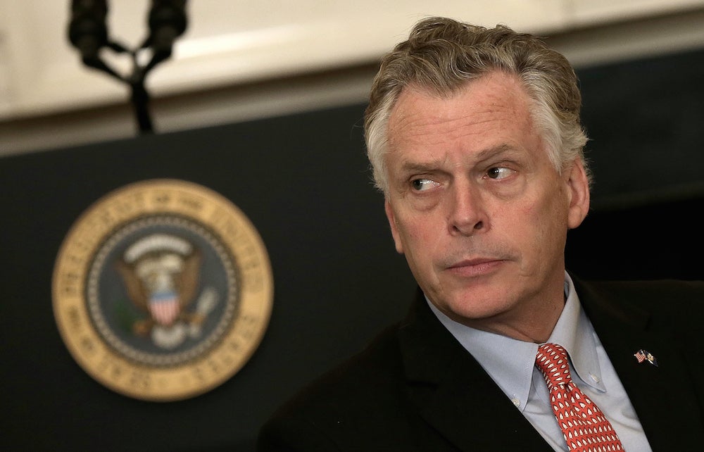 Terry McAuliffe's side-eye.