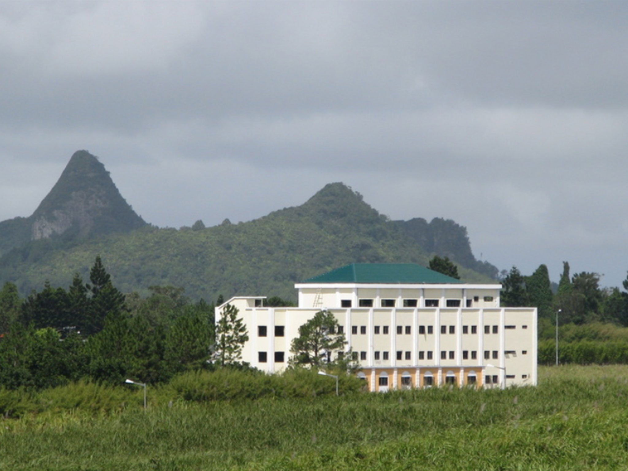 The campus, near Port Louis, opened to students this academic year