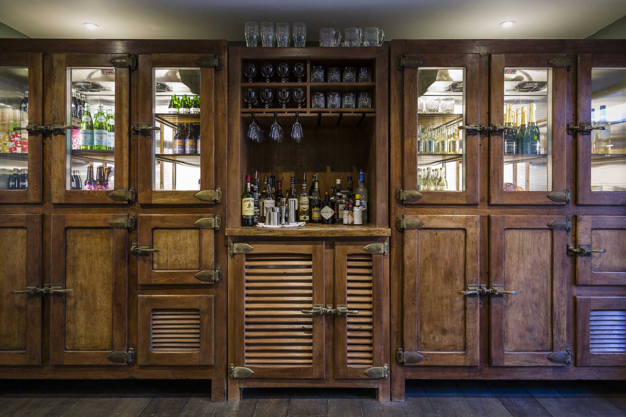 The vast drinks cabinet